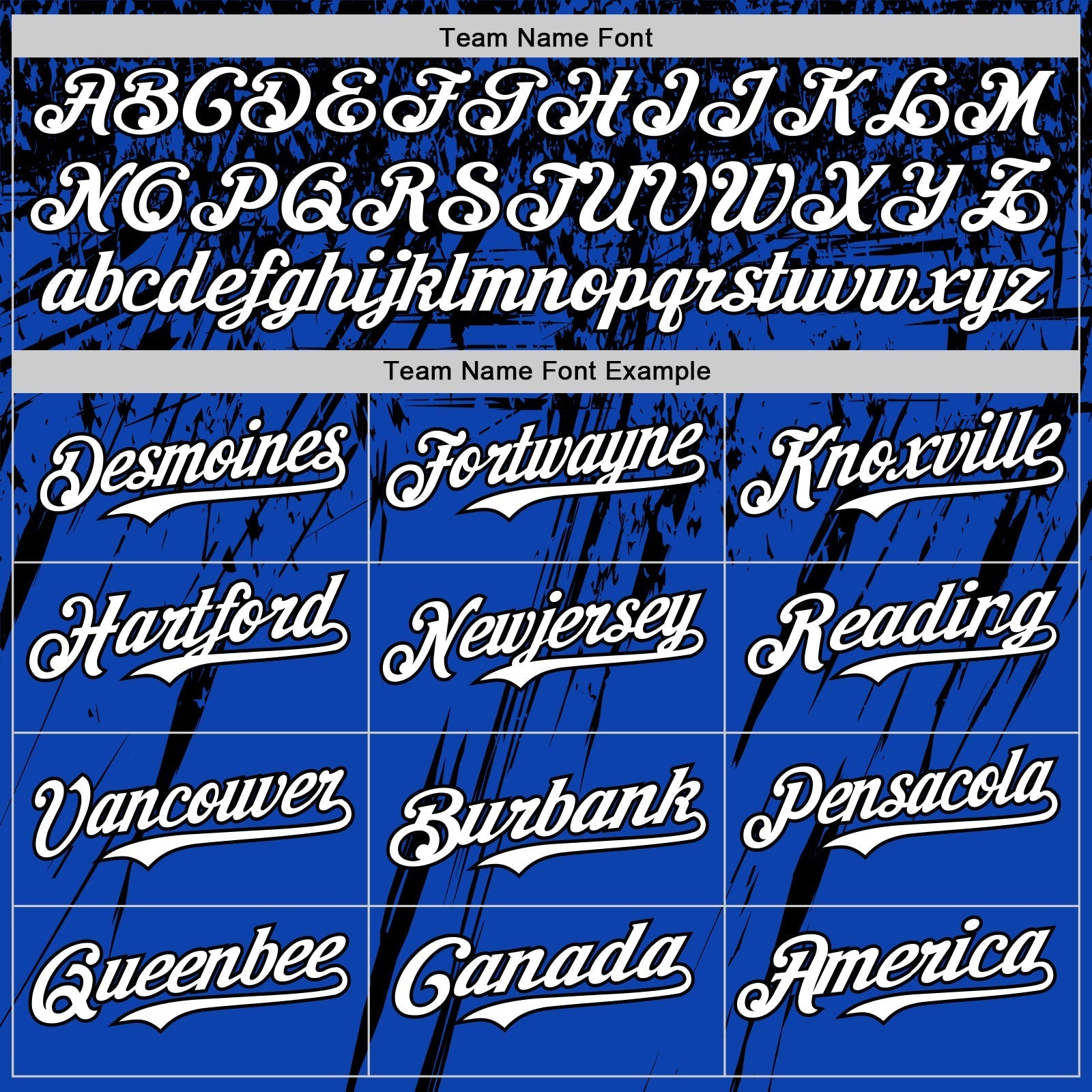 Custom Thunder Blue White-Black Distressed Scratch Brush Stroke Authentic Baseball Jersey baseball jersey product view 4