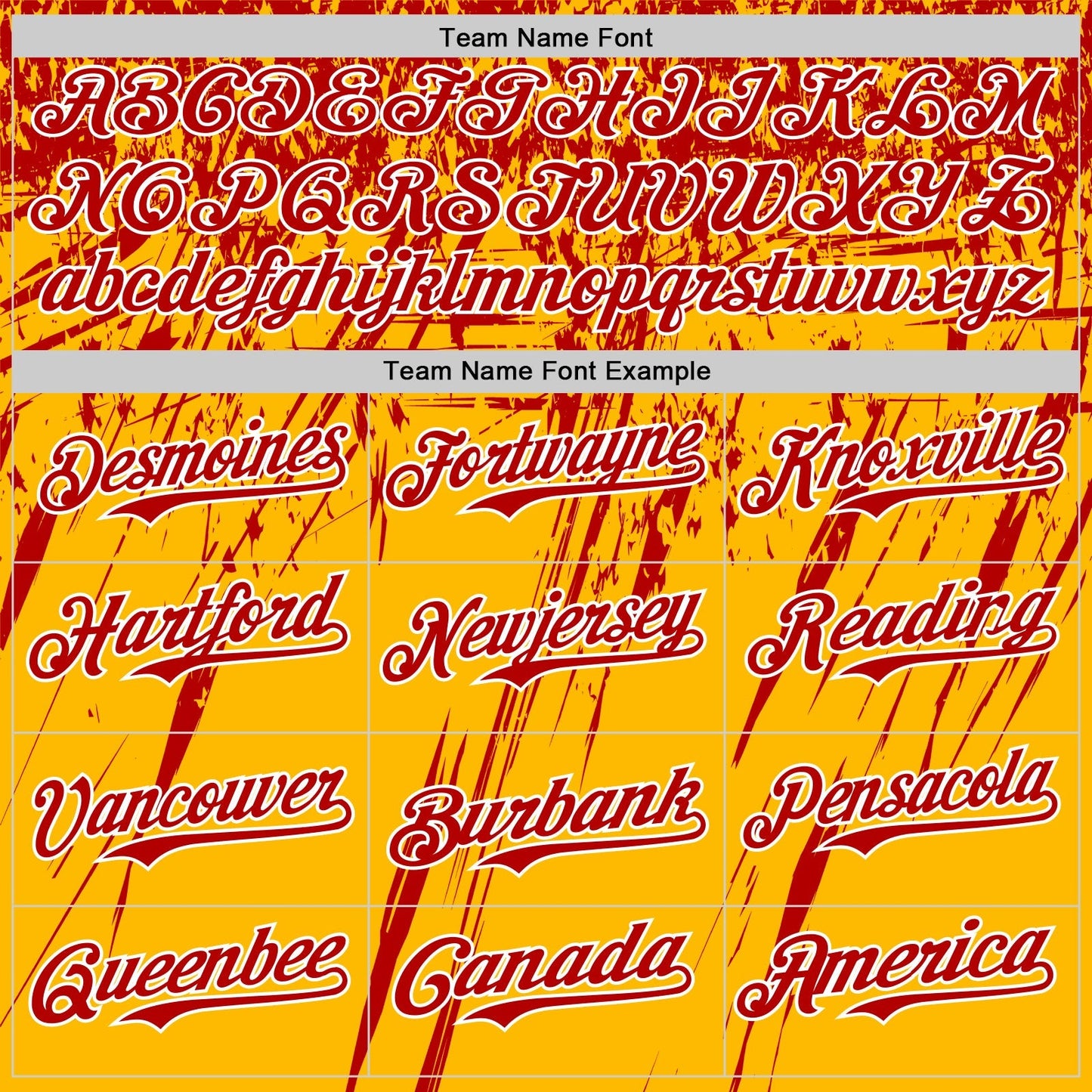 Custom Gold Red-White Distressed Scratch Brush Stroke Authentic Baseball Jersey baseball jersey product view 4
