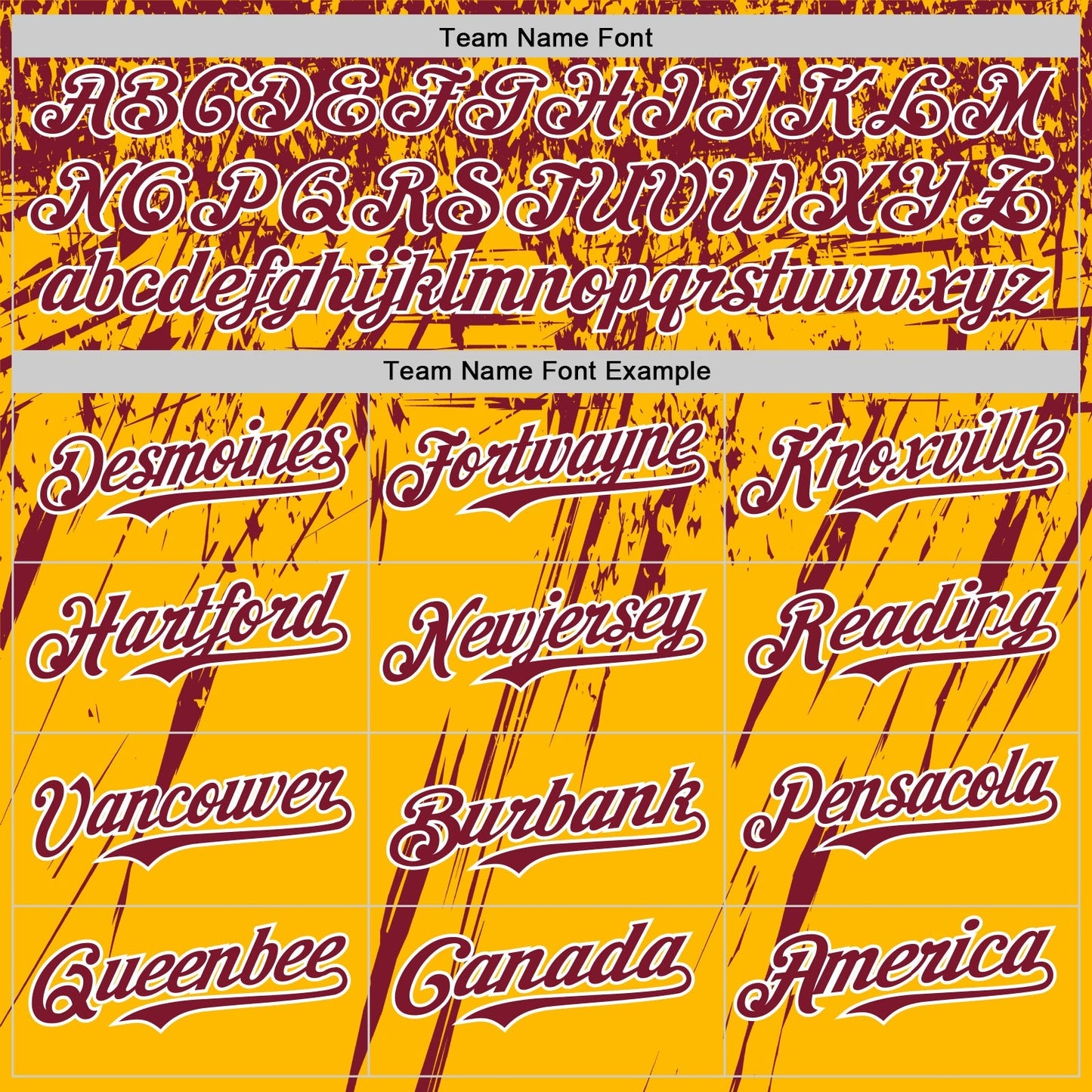 Custom Gold Crimson-White Distressed Scratch Brush Stroke Authentic Baseball Jersey baseball jersey product view 4