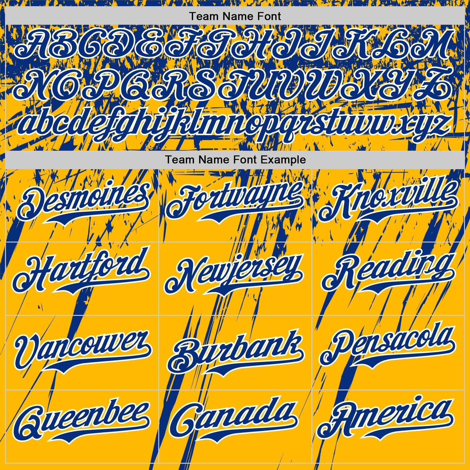 Custom Gold Royal-White Distressed Scratch Brush Stroke Authentic Baseball Jersey baseball jersey product view 4