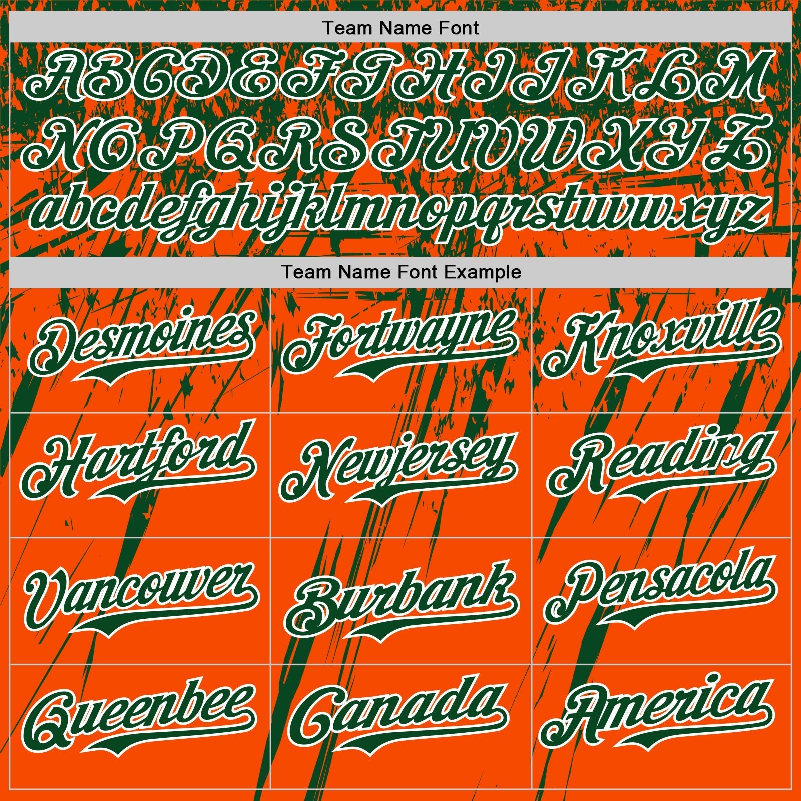 Custom Orange Green-White Distressed Scratch Brush Stroke Authentic Baseball Jersey baseball jersey product view 4