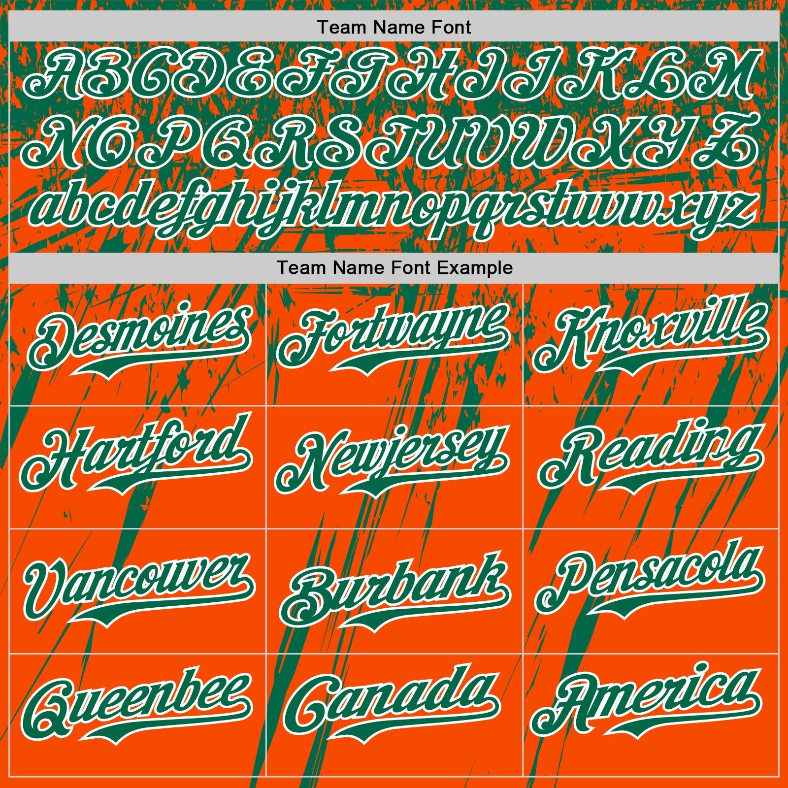 Custom Orange Kelly Green-White Distressed Scratch Brush Stroke Authentic Baseball Jersey baseball jersey product view 4
