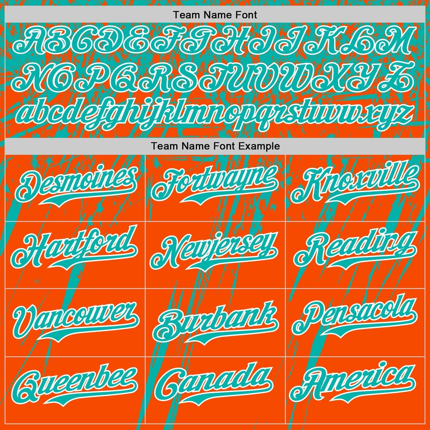 Custom Orange Aqua-White Distressed Scratch Brush Stroke Authentic Baseball Jersey baseball jersey product view 4