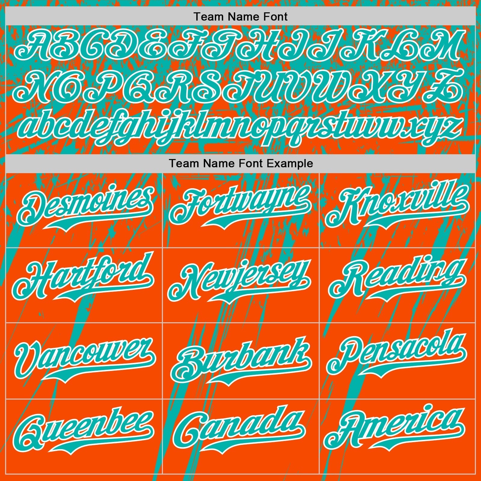 Custom Orange Aqua-White Distressed Scratch Brush Stroke Authentic Baseball Jersey baseball jersey product view 4