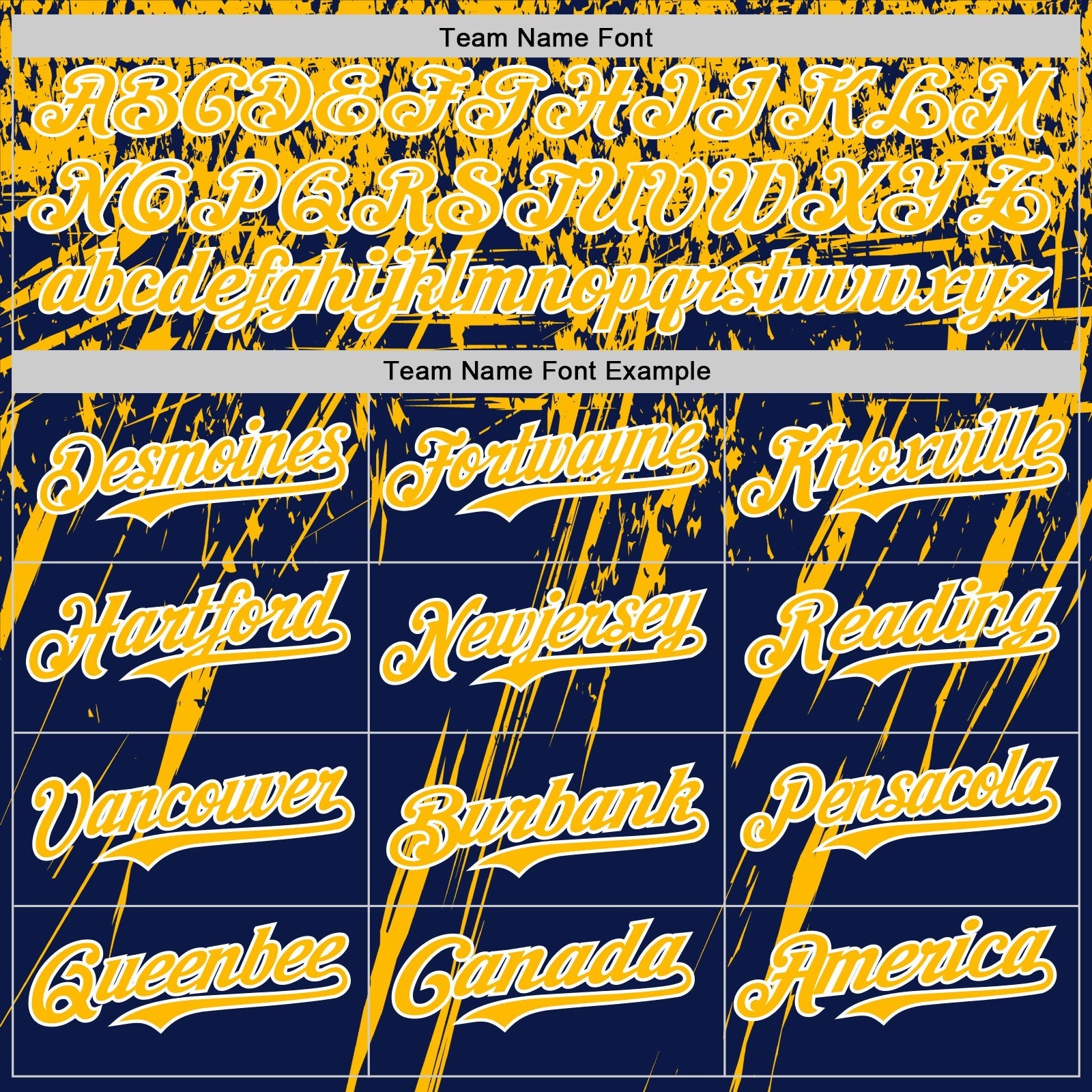 Custom Navy Gold-White Distressed Scratch Brush Stroke Authentic Baseball Jersey baseball jersey product view 4
