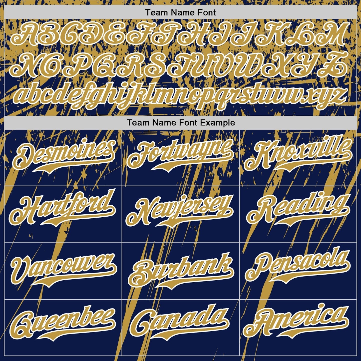 Custom Navy Old Gold-White Distressed Scratch Brush Stroke Authentic Baseball Jersey baseball jersey product view 4