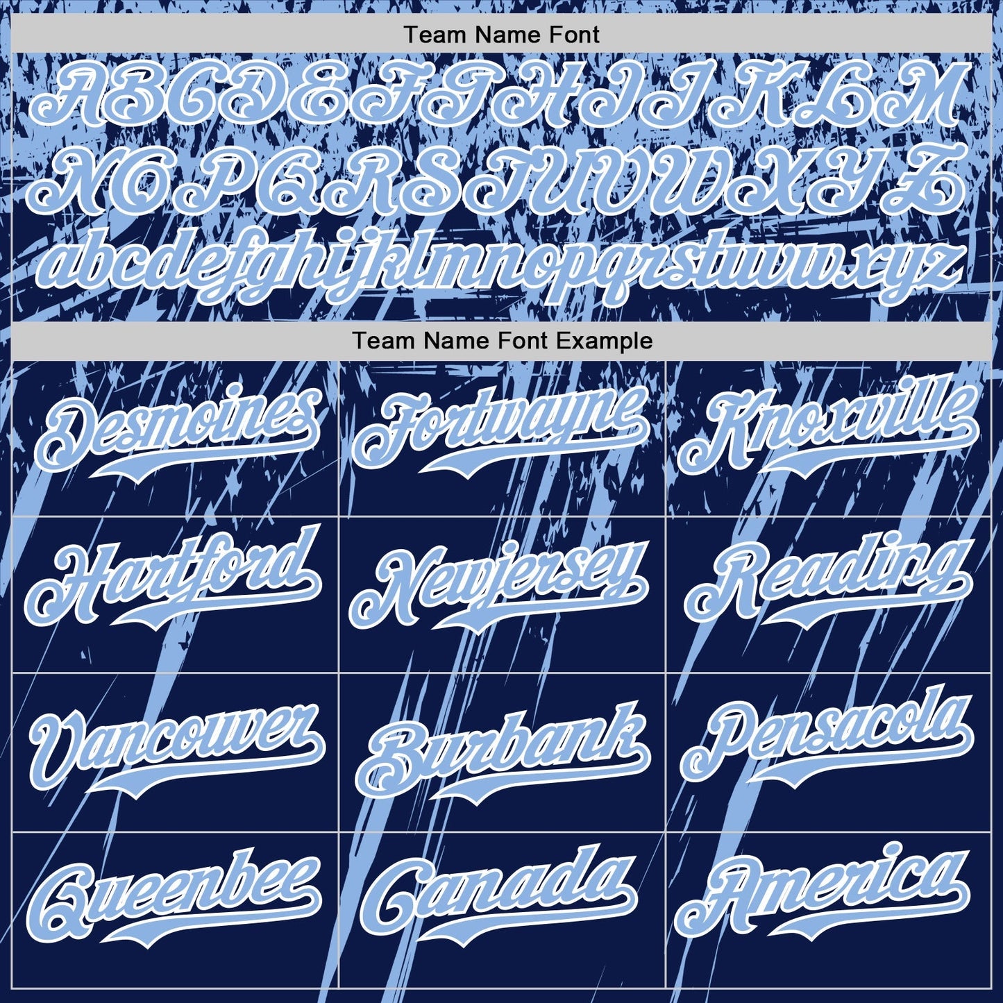 Custom Navy Light Blue-White Distressed Scratch Brush Stroke Authentic Baseball Jersey baseball jersey product view 4