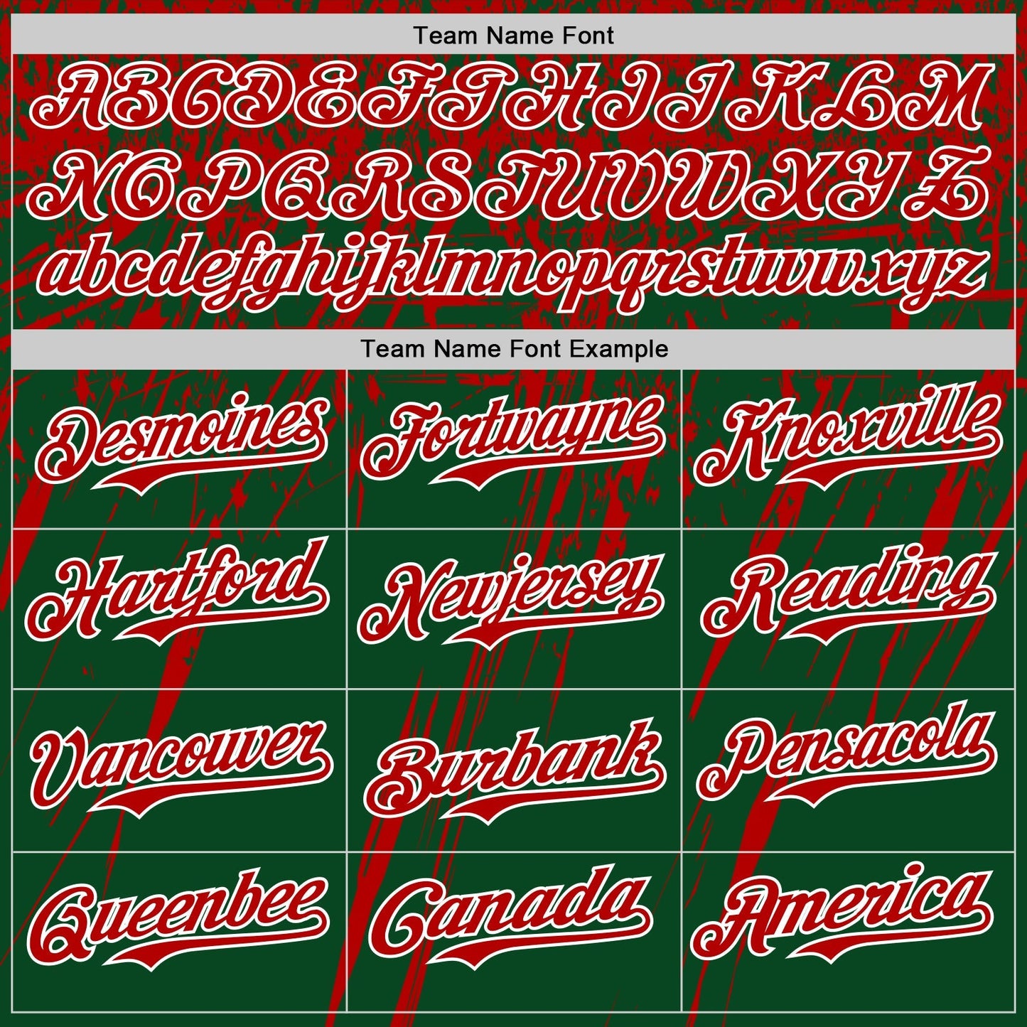 Custom Green Red-White Distressed Scratch Brush Stroke Authentic Baseball Jersey baseball jersey product view 4
