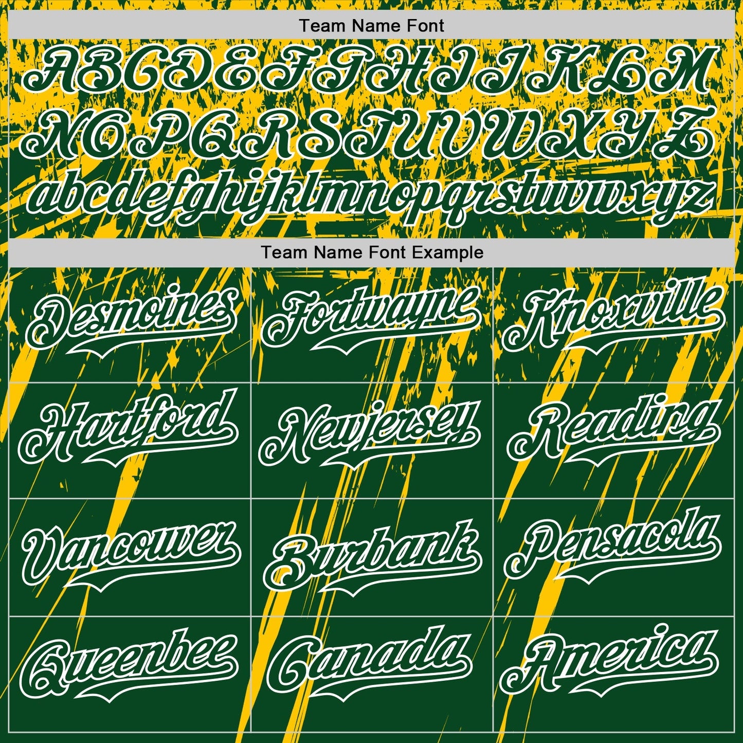Custom Green Yellow-White Distressed Scratch Brush Stroke Authentic Baseball Jersey baseball jersey product view 4