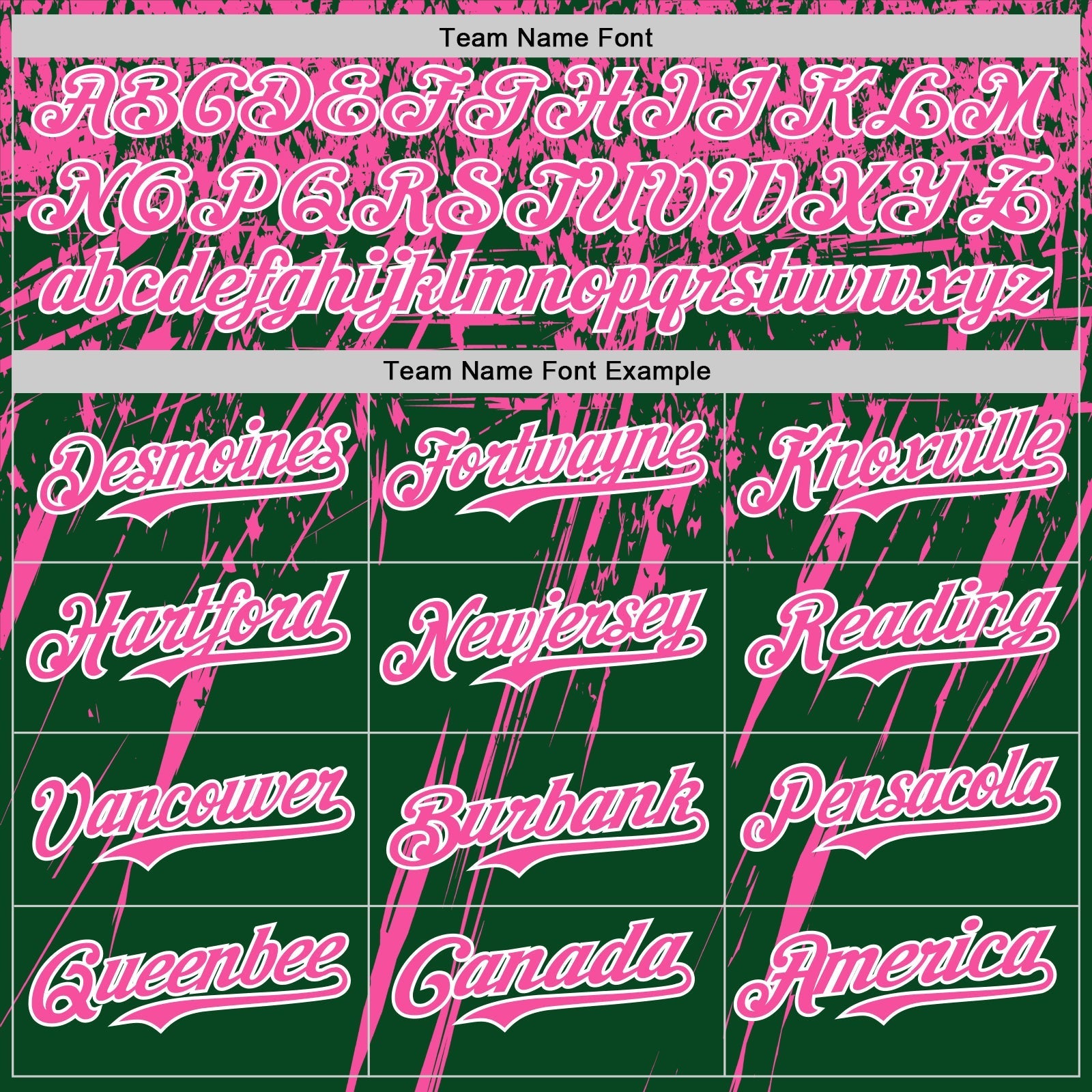 Custom Green Pink-White Distressed Scratch Brush Stroke Authentic Baseball Jersey baseball jersey product view 4