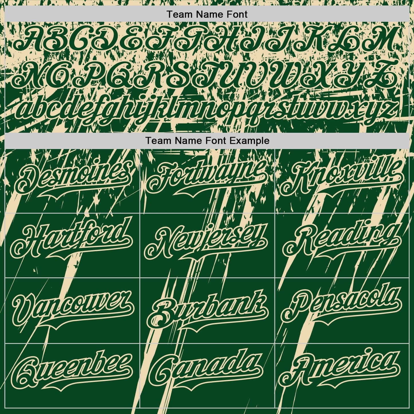 Custom Green Cream Distressed Scratch Brush Stroke Authentic Baseball Jersey baseball jersey product view 4