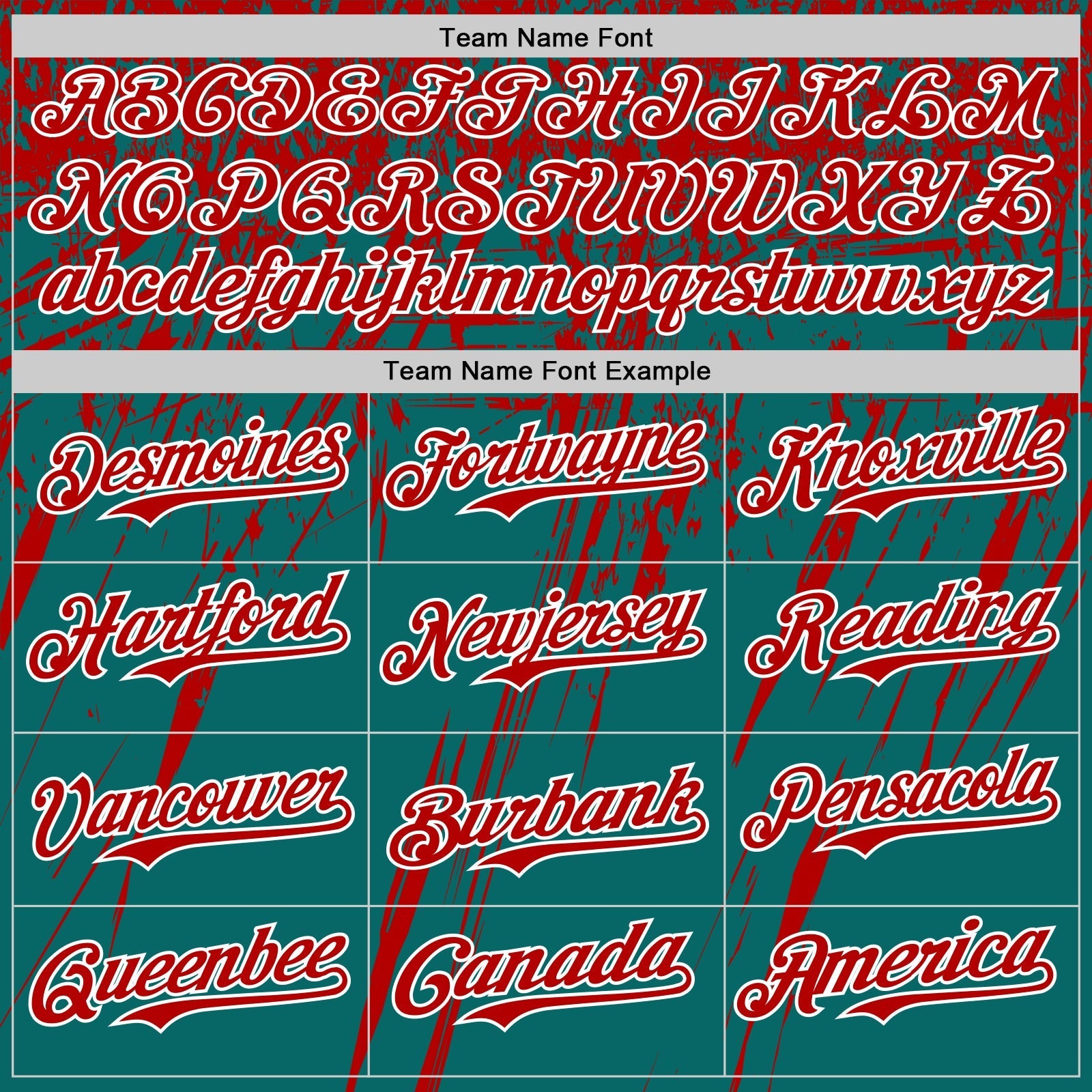 Custom Teal Red-White Distressed Scratch Brush Stroke Authentic Baseball Jersey baseball jersey product view 4