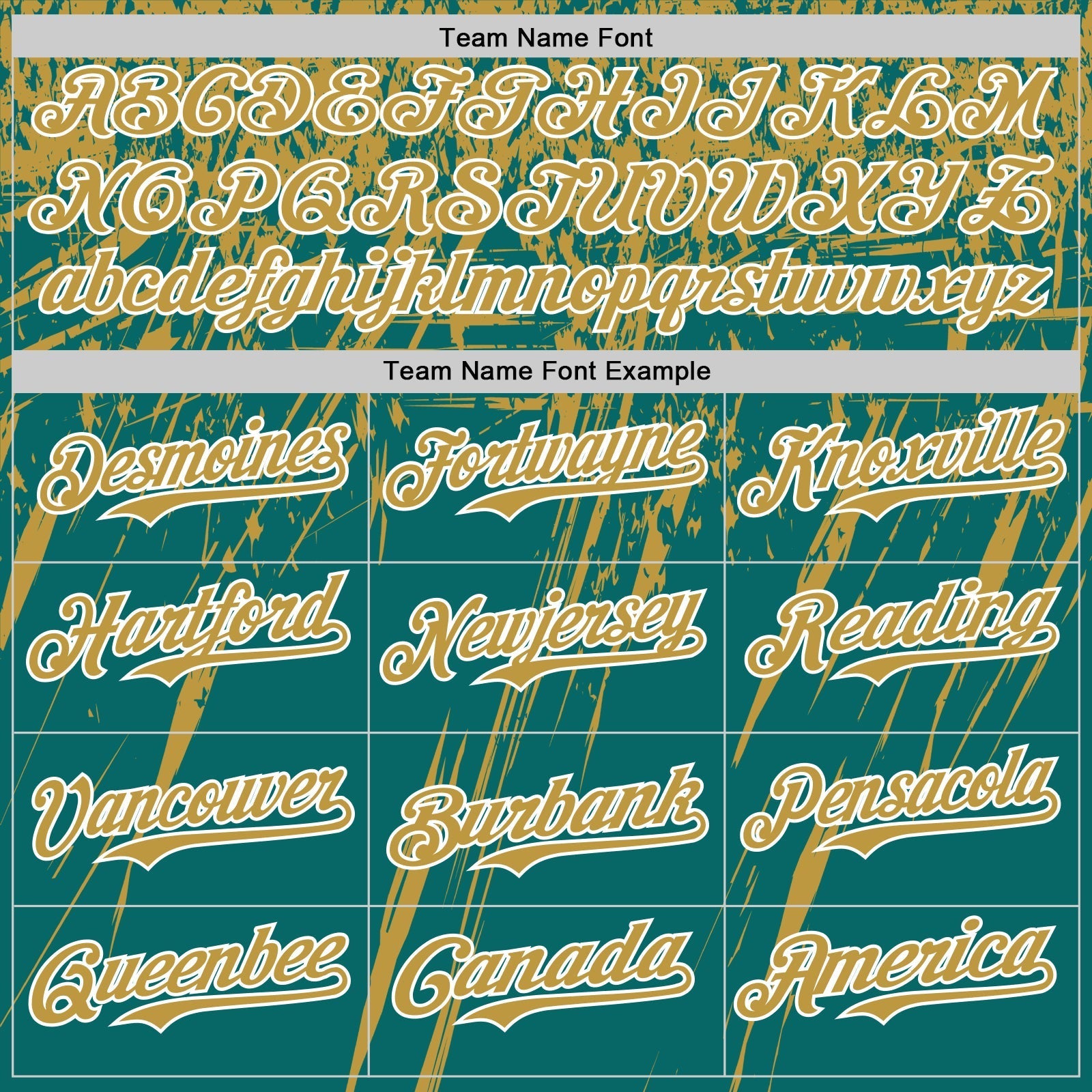 Custom Teal Old Gold-White Distressed Scratch Brush Stroke Authentic Baseball Jersey baseball jersey product view 4