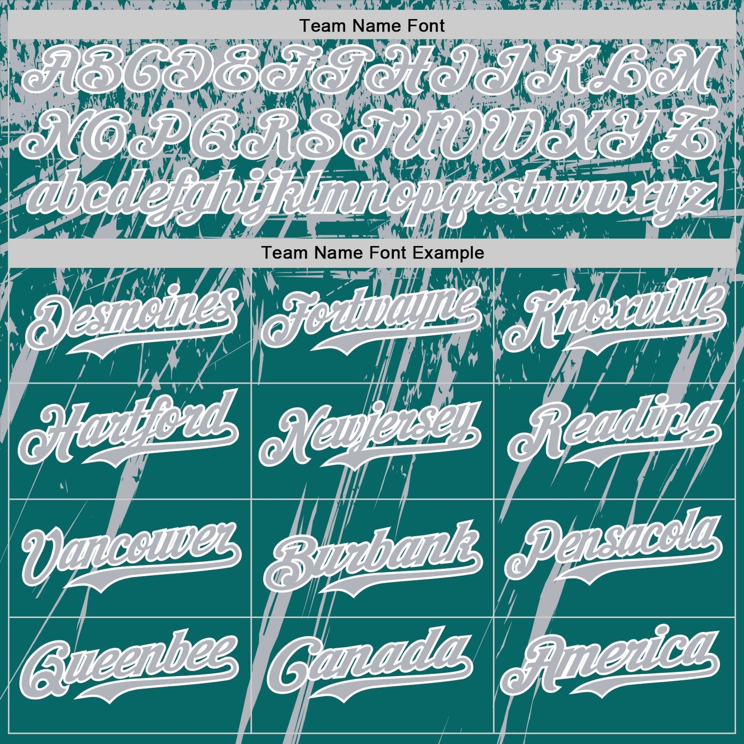 Custom Teal Gray-White Distressed Scratch Brush Stroke Authentic Baseball Jersey baseball jersey product view 4