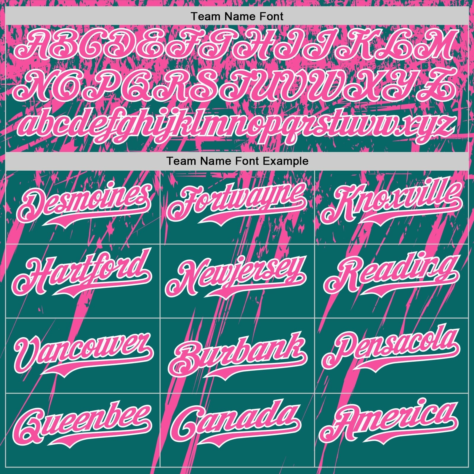 Custom Teal Pink-White Distressed Scratch Brush Stroke Authentic Baseball Jersey baseball jersey product view 4