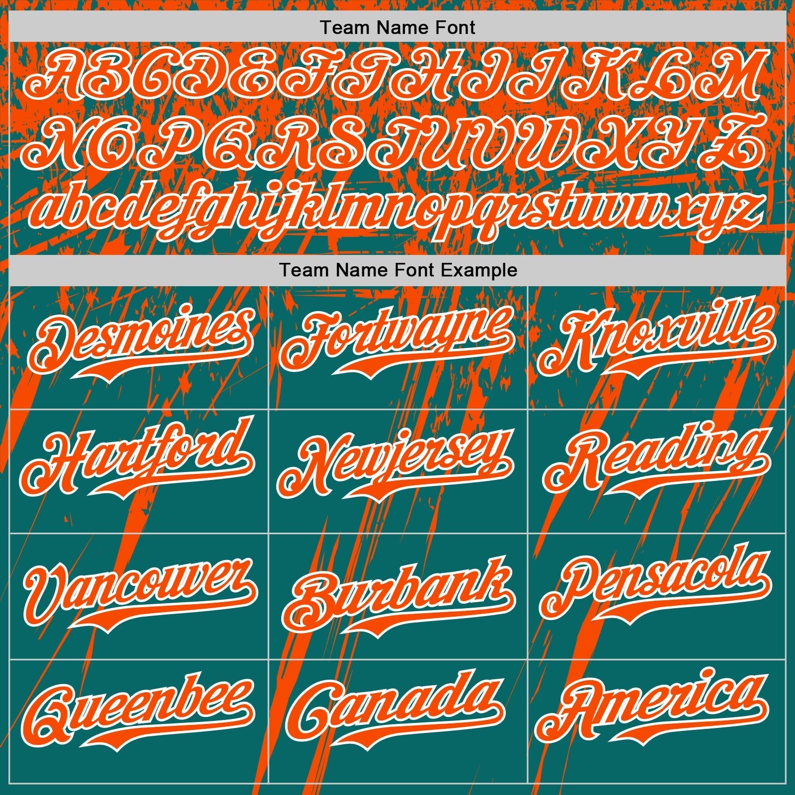 Custom Teal Orange-White Distressed Scratch Brush Stroke Authentic Baseball Jersey baseball jersey product view 4