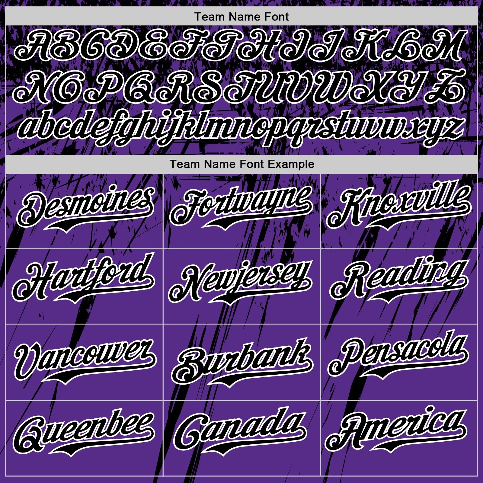 Custom Purple Black-White Distressed Scratch Brush Stroke Authentic Baseball Jersey baseball jersey product view 4