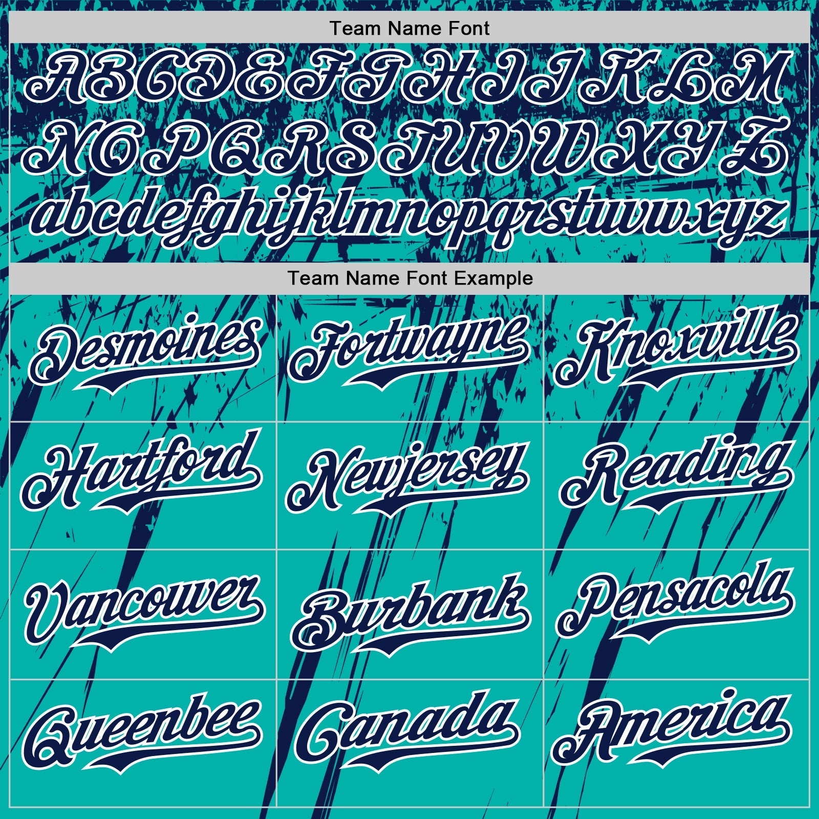 Custom Aqua Navy-White Distressed Scratch Brush Stroke Authentic Baseball Jersey baseball jersey product view 4