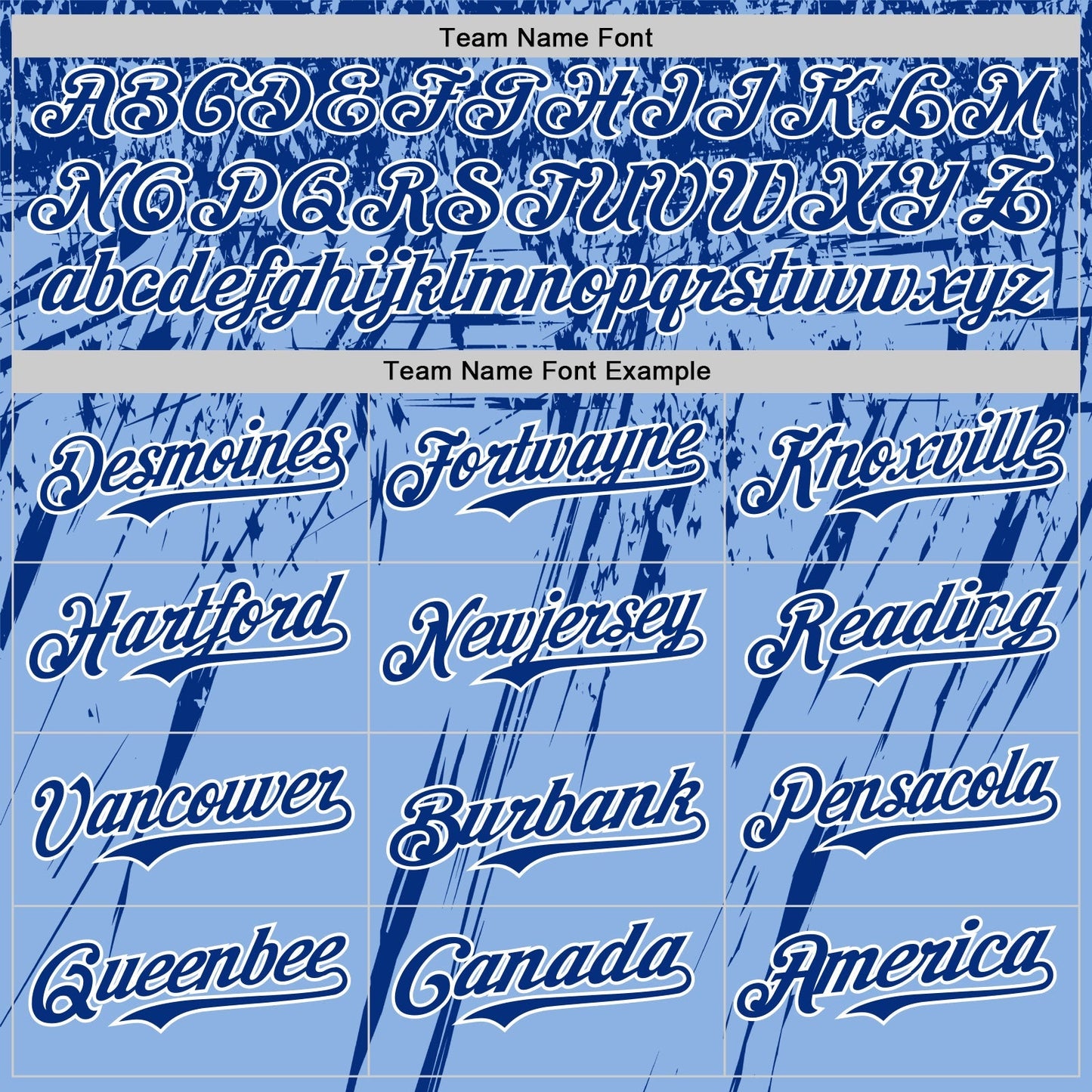 Custom Light Blue Royal-White Distressed Scratch Brush Stroke Authentic Baseball Jersey baseball jersey product view 4