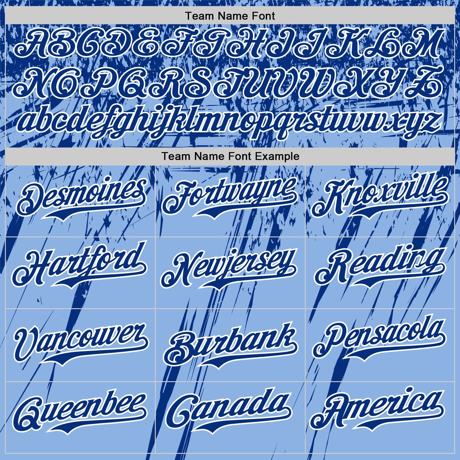 Custom Light Blue Royal-White Distressed Scratch Brush Stroke Authentic Baseball Jersey baseball jersey product view 4