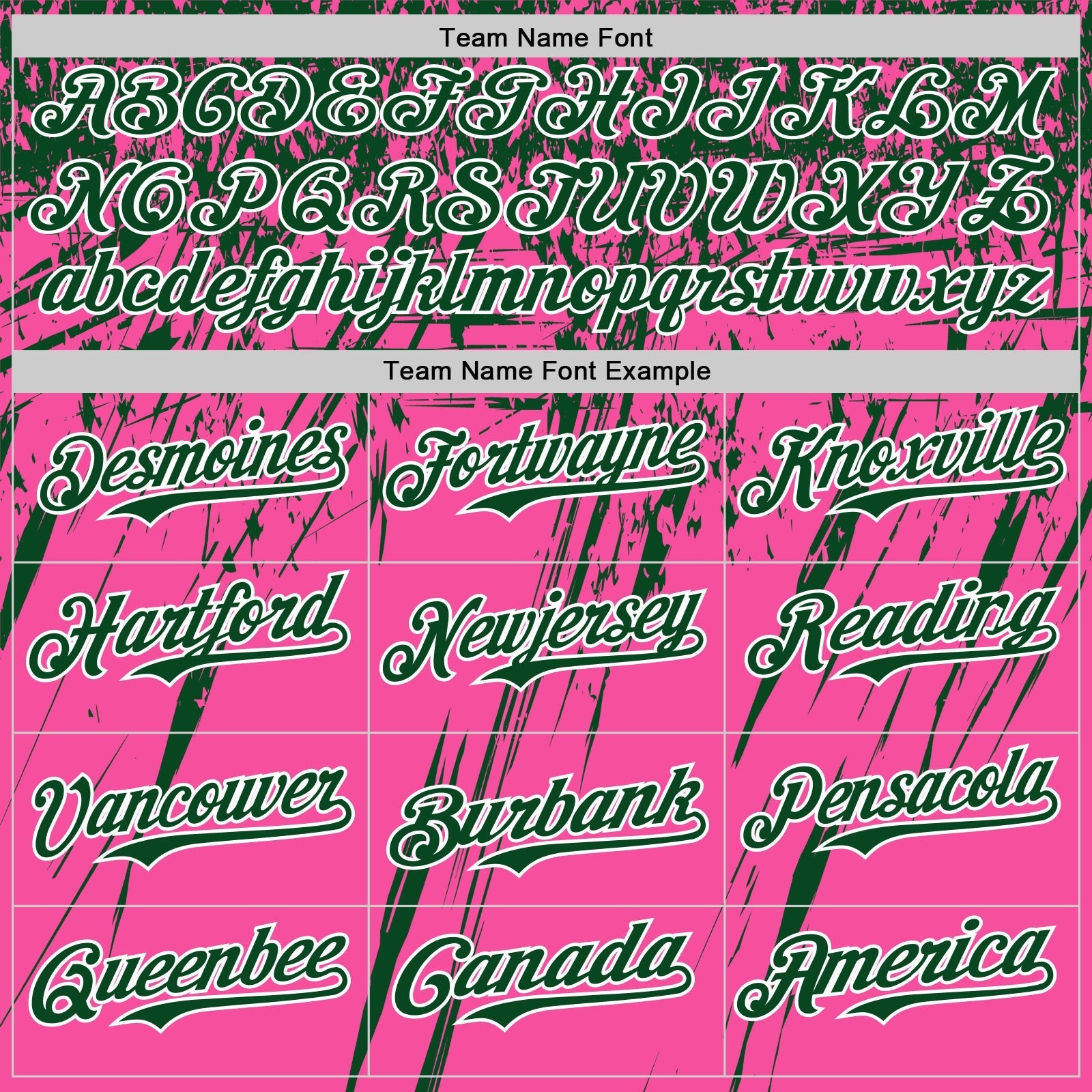 Custom Pink Green-White Distressed Scratch Brush Stroke Authentic Baseball Jersey baseball jersey product view 4
