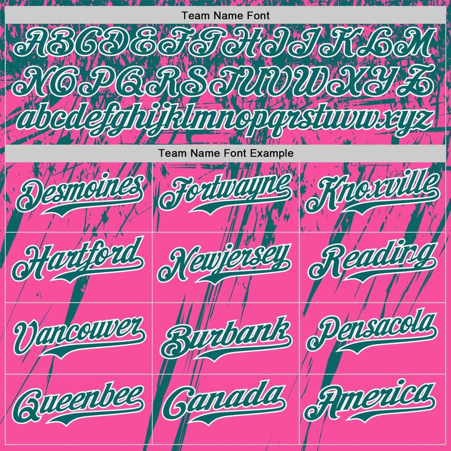 Custom Pink Teal-White Distressed Scratch Brush Stroke Authentic Baseball Jersey baseball jersey product view 4