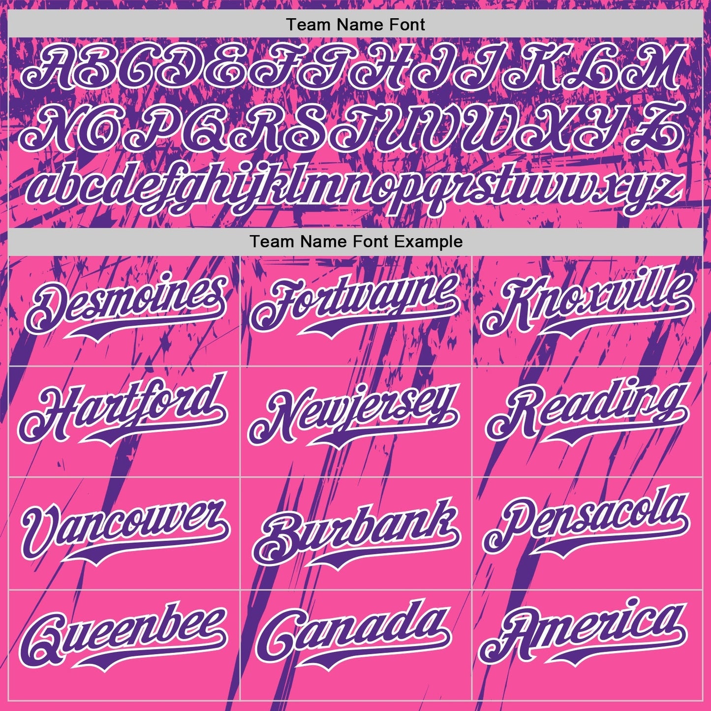 Custom Pink Purple-White Distressed Scratch Brush Stroke Authentic Baseball Jersey baseball jersey product view 4