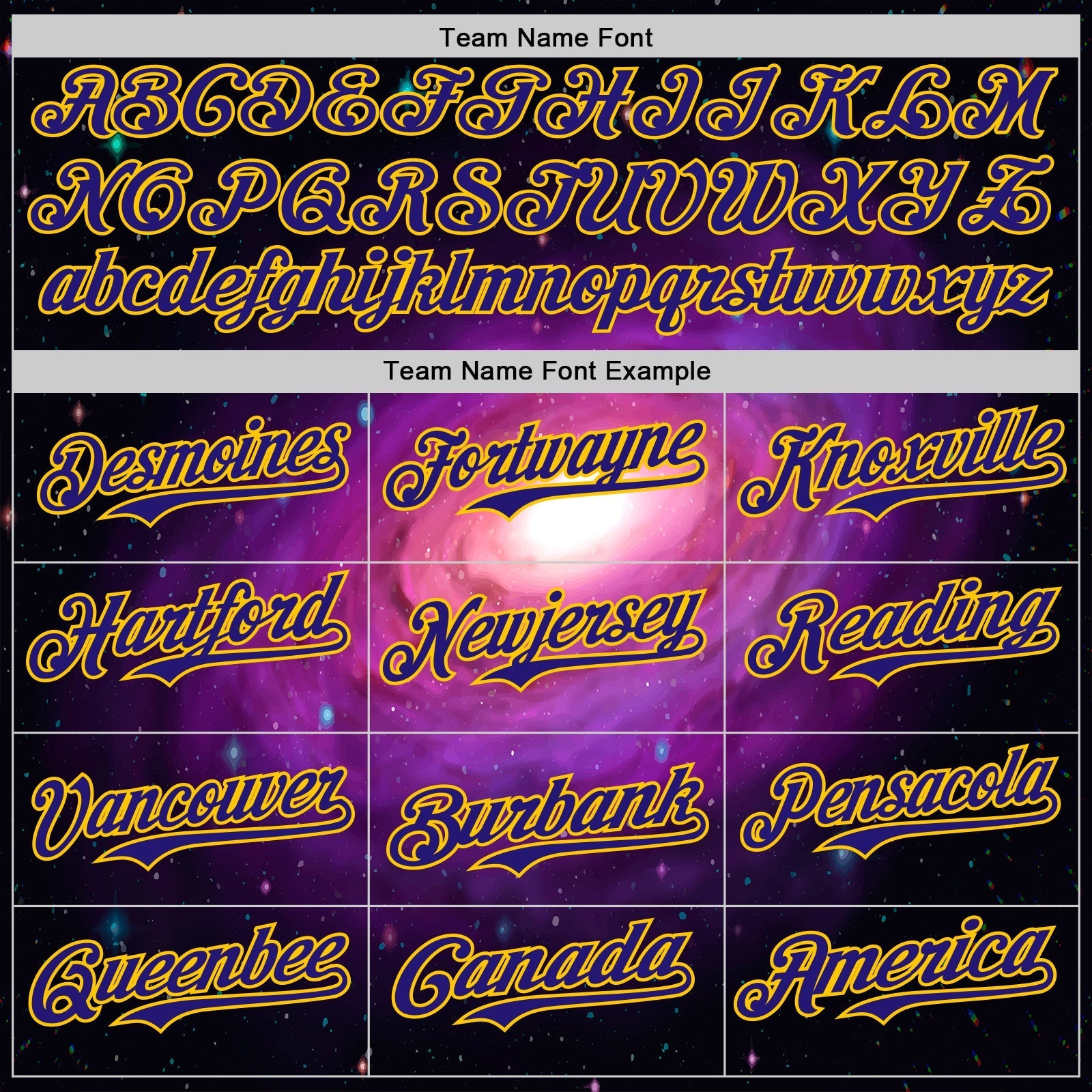 Custom Black Dark Purple-Yellow Alien UFO Space Galaxy Authentic Baseball Jersey baseball jersey product view 4