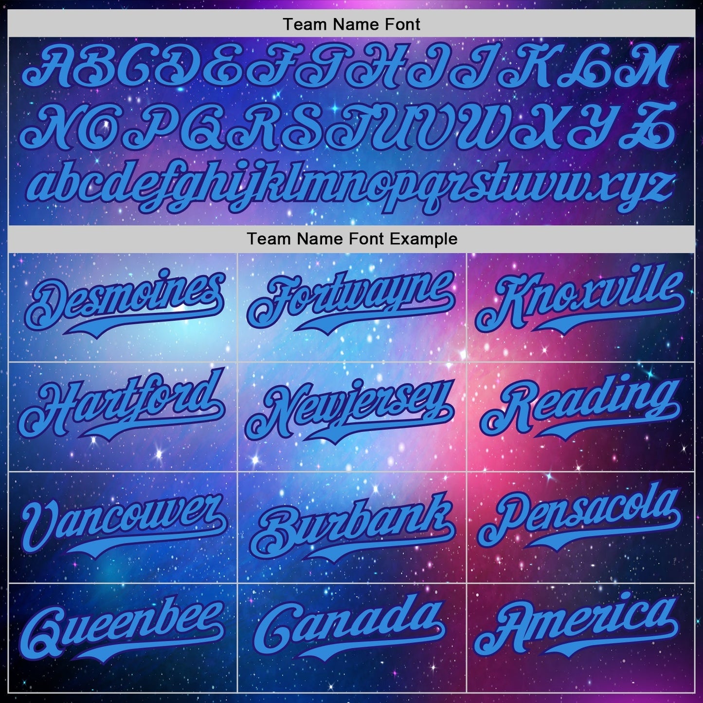 Custom Purple Electric Blue-Dark Purple Alien Family UFO Space Galaxy Flame Authentic Baseball Jersey baseball jersey product view 4