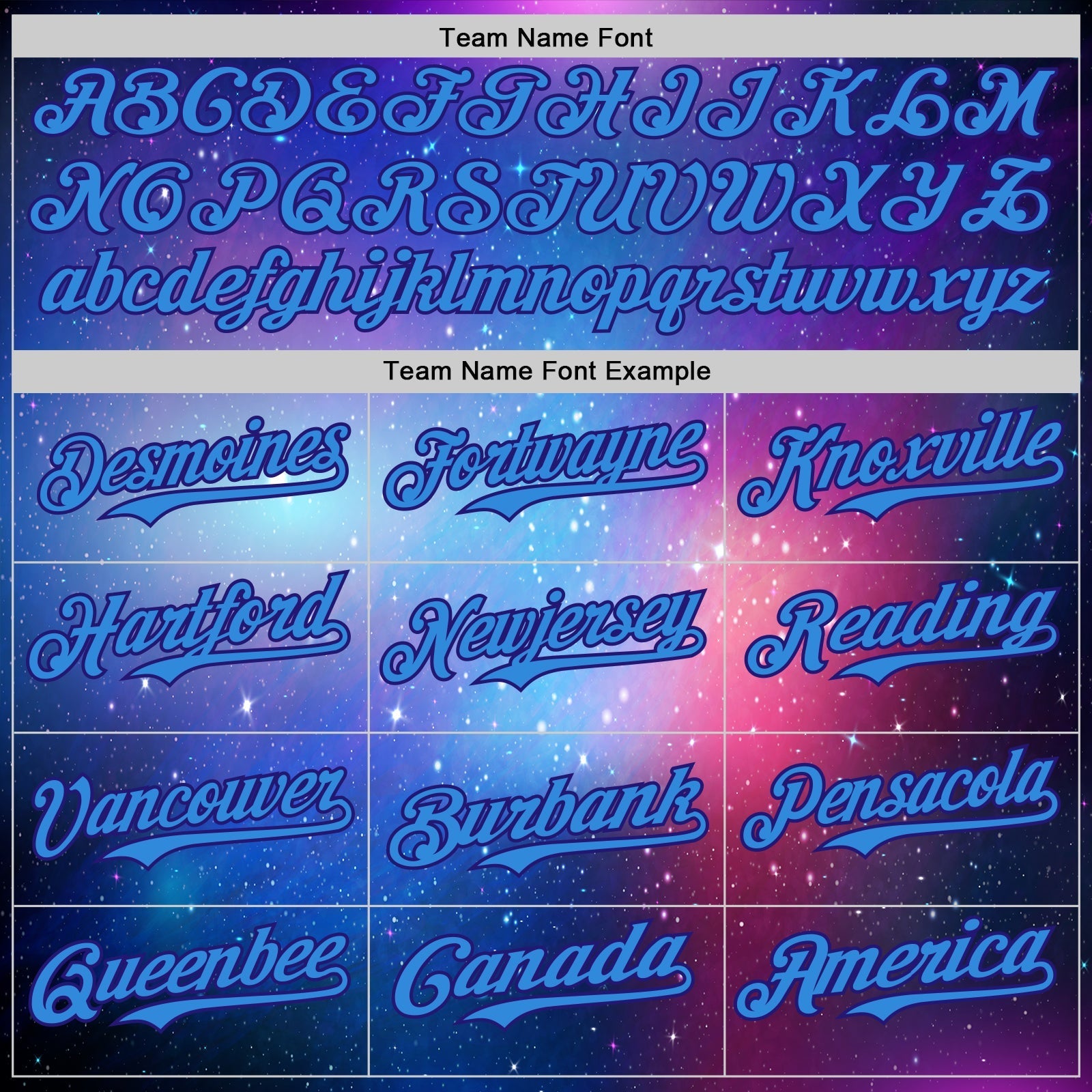 Custom Purple Electric Blue-Dark Purple Alien Family UFO Space Galaxy Flame Authentic Baseball Jersey baseball jersey product view 4