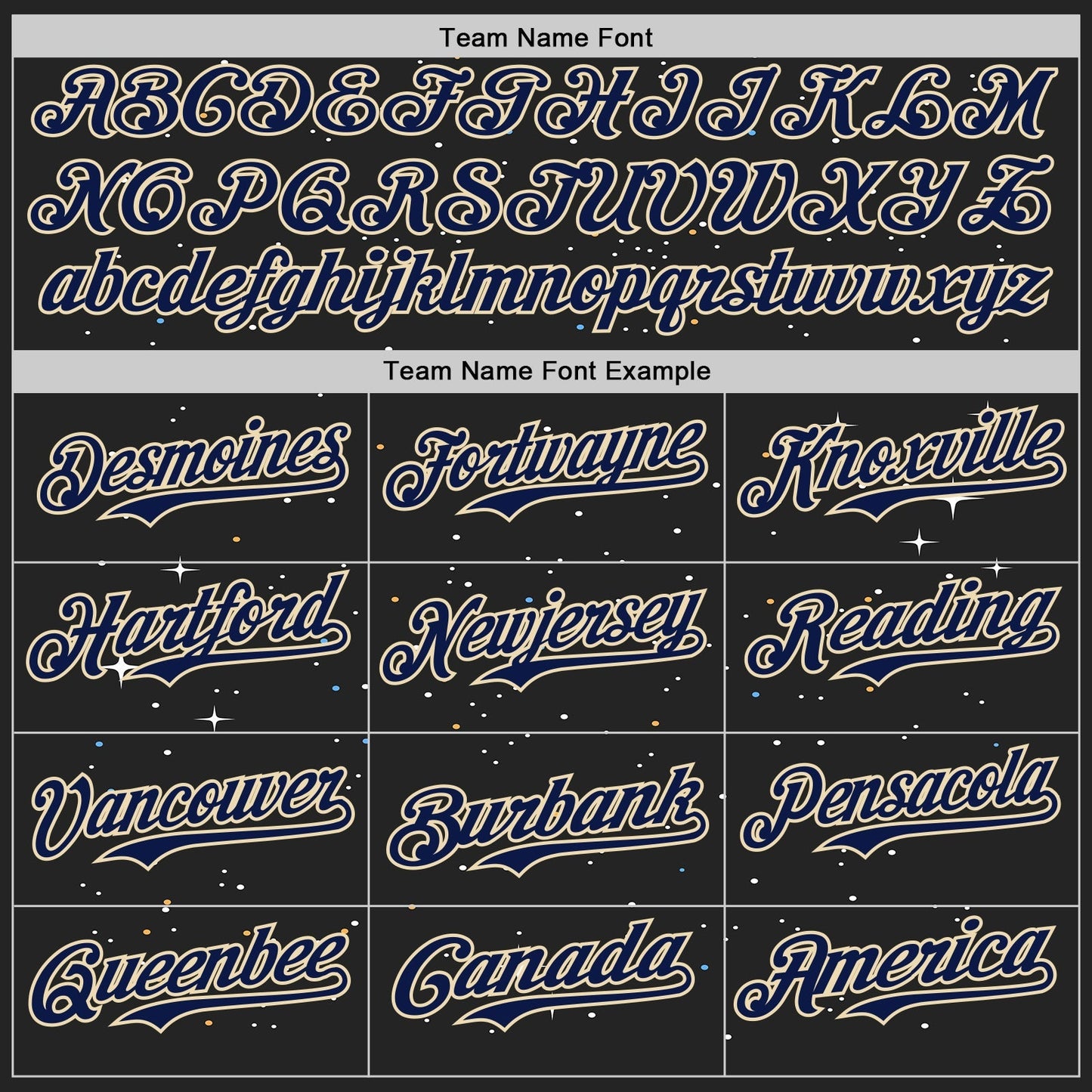 Custom Black Navy-Cream Alien UFO Galaxy Authentic Baseball Jersey baseball jersey product view 4