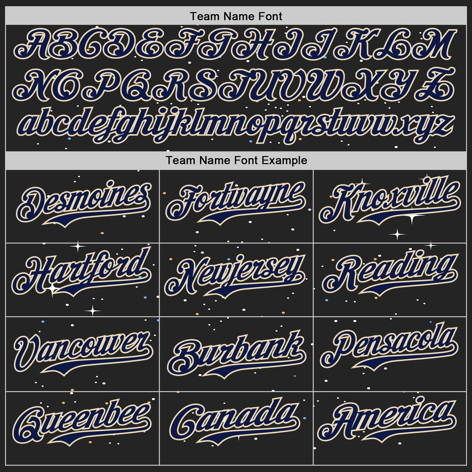 Custom Black Navy-Cream Alien UFO Galaxy Authentic Baseball Jersey baseball jersey product view 4