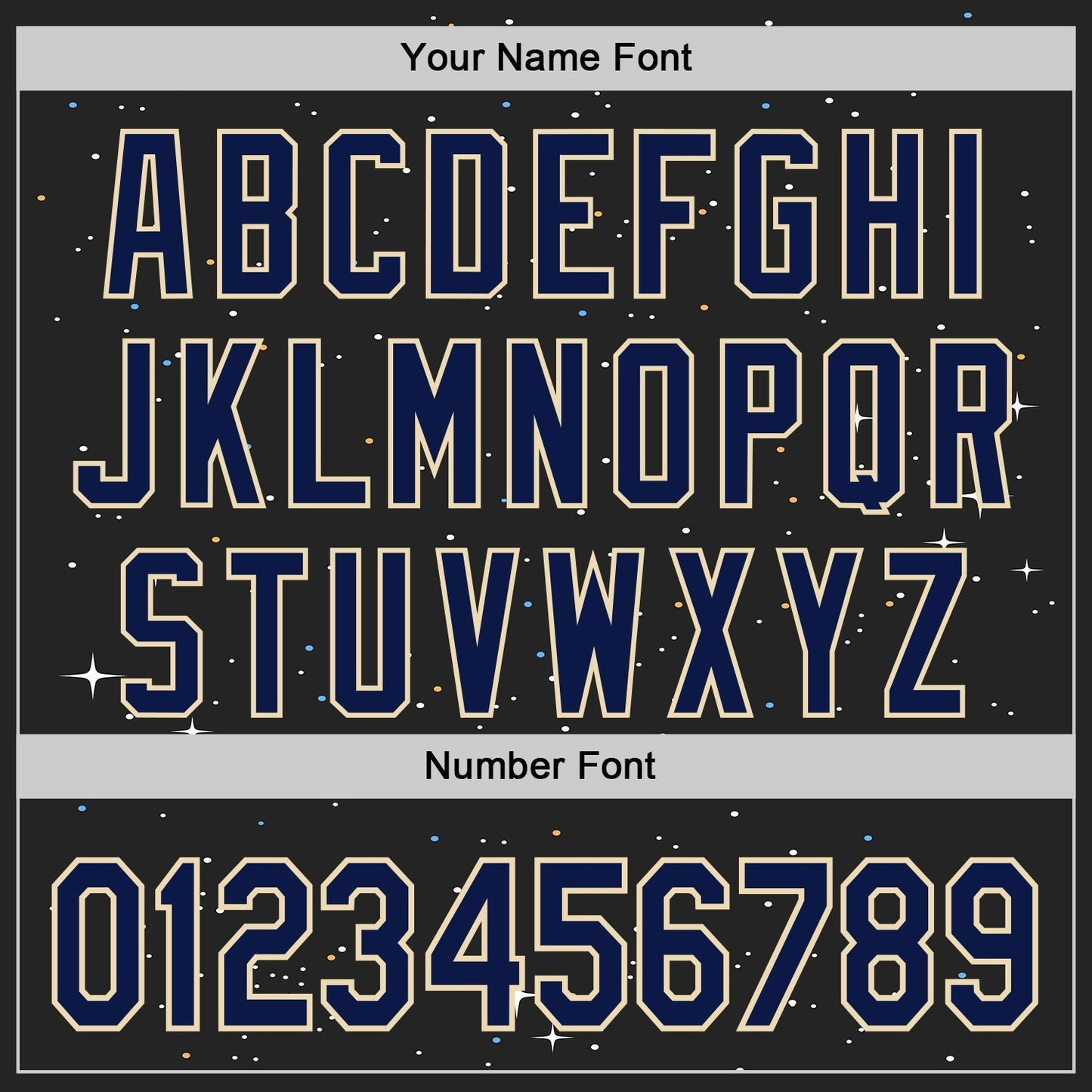 Custom Black Navy-Cream Alien UFO Galaxy Authentic Baseball Jersey baseball jersey product view 5