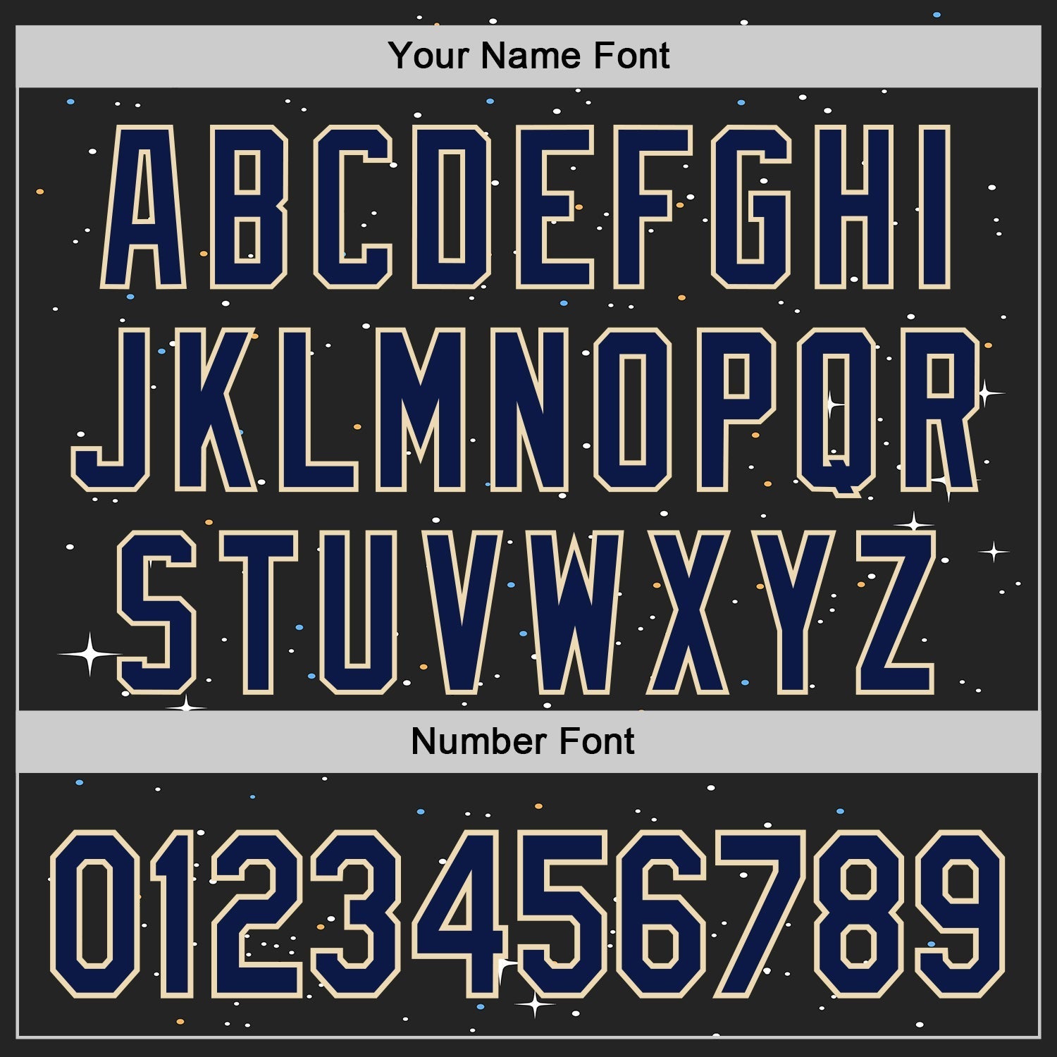 Custom Black Navy-Cream Alien UFO Galaxy Authentic Baseball Jersey baseball jersey product view 5