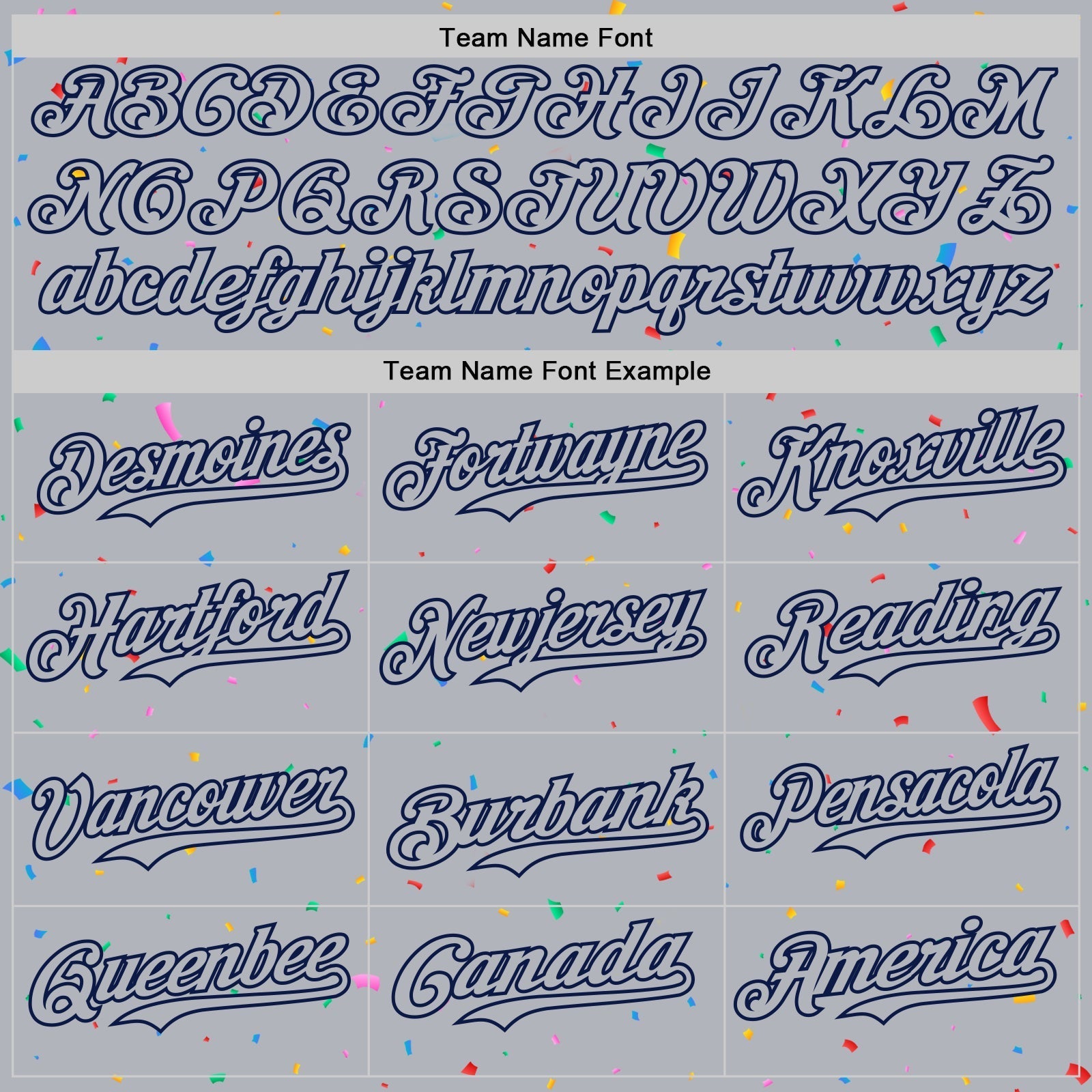 Custom Gray Navy 3D Pattern Design Confetti Colorful Speckle Authentic Baseball Jersey baseball jersey product view 4