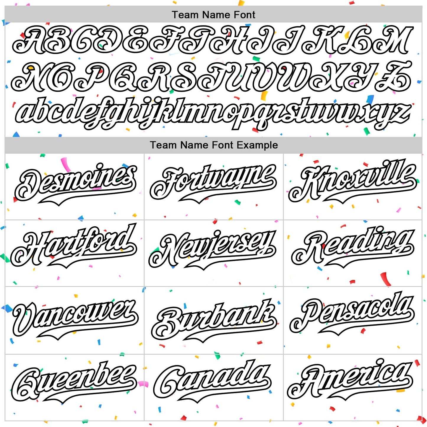 Custom White Black 3D Pattern Design Confetti Colorful Speckle Authentic Baseball Jersey baseball jersey product view 4