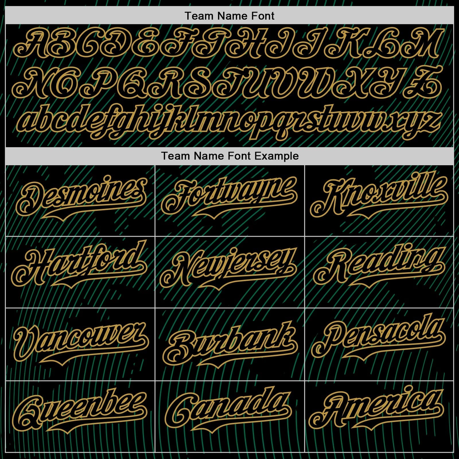 Custom Black Kelly Green-Old Gold Curve Lines Authentic Baseball Jersey baseball jersey product view 4
