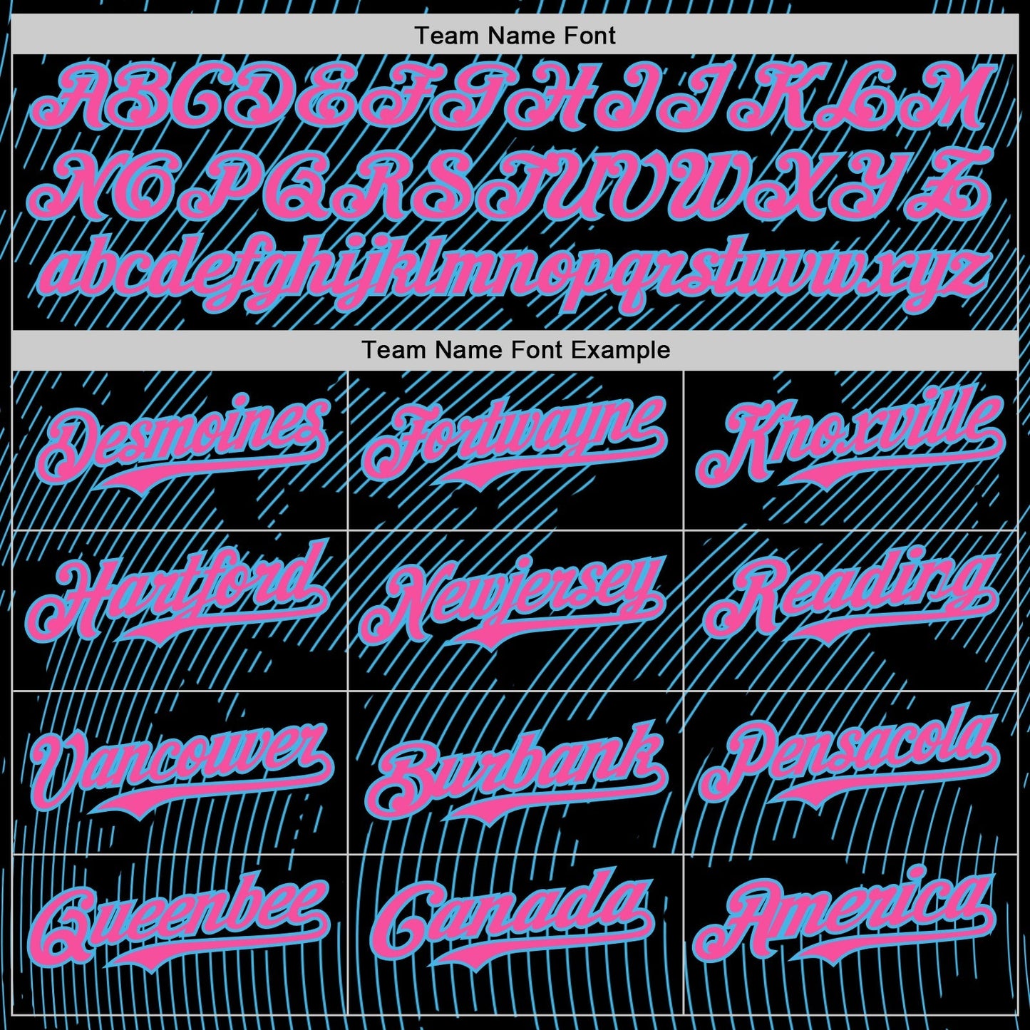 Custom Black Pink-Sky Blue Curve Lines Authentic Baseball Jersey baseball jersey product view 4