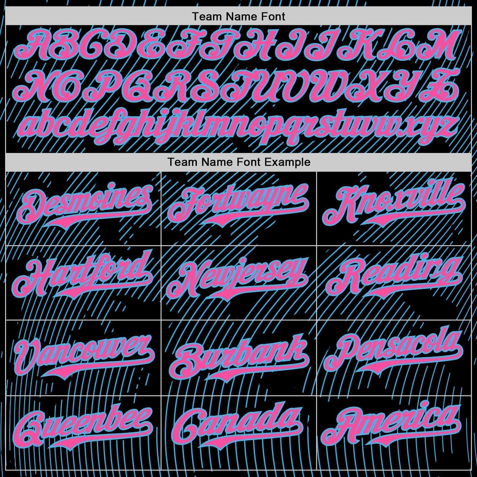 Custom Black Pink-Sky Blue Curve Lines Authentic Baseball Jersey baseball jersey product view 4