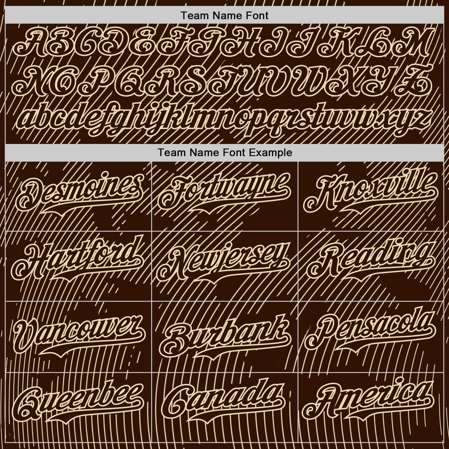 Custom Brown Cream Curve Lines Authentic Baseball Jersey baseball jersey product view 4