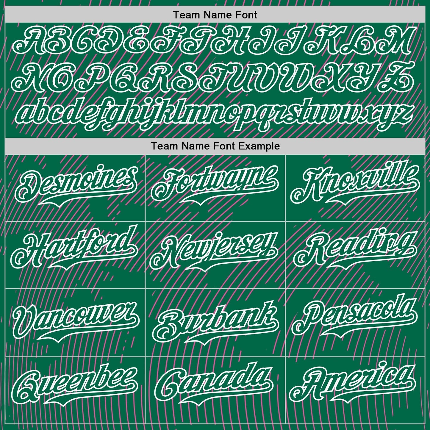 Custom Kelly Green Pink-White Curve Lines Authentic Baseball Jersey baseball jersey product view 4