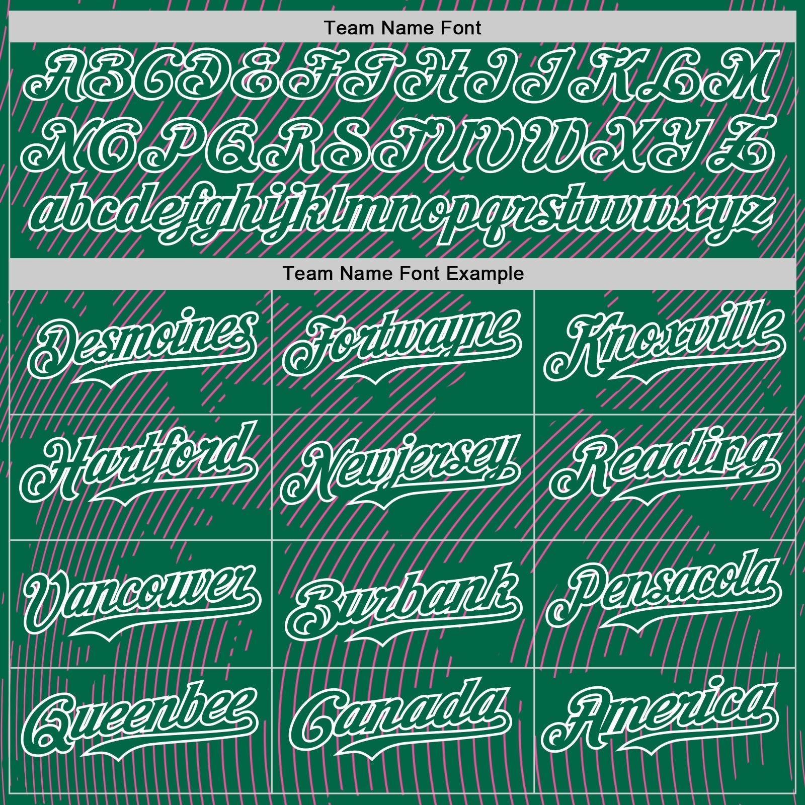 Custom Kelly Green Pink-White Curve Lines Authentic Baseball Jersey baseball jersey product view 4