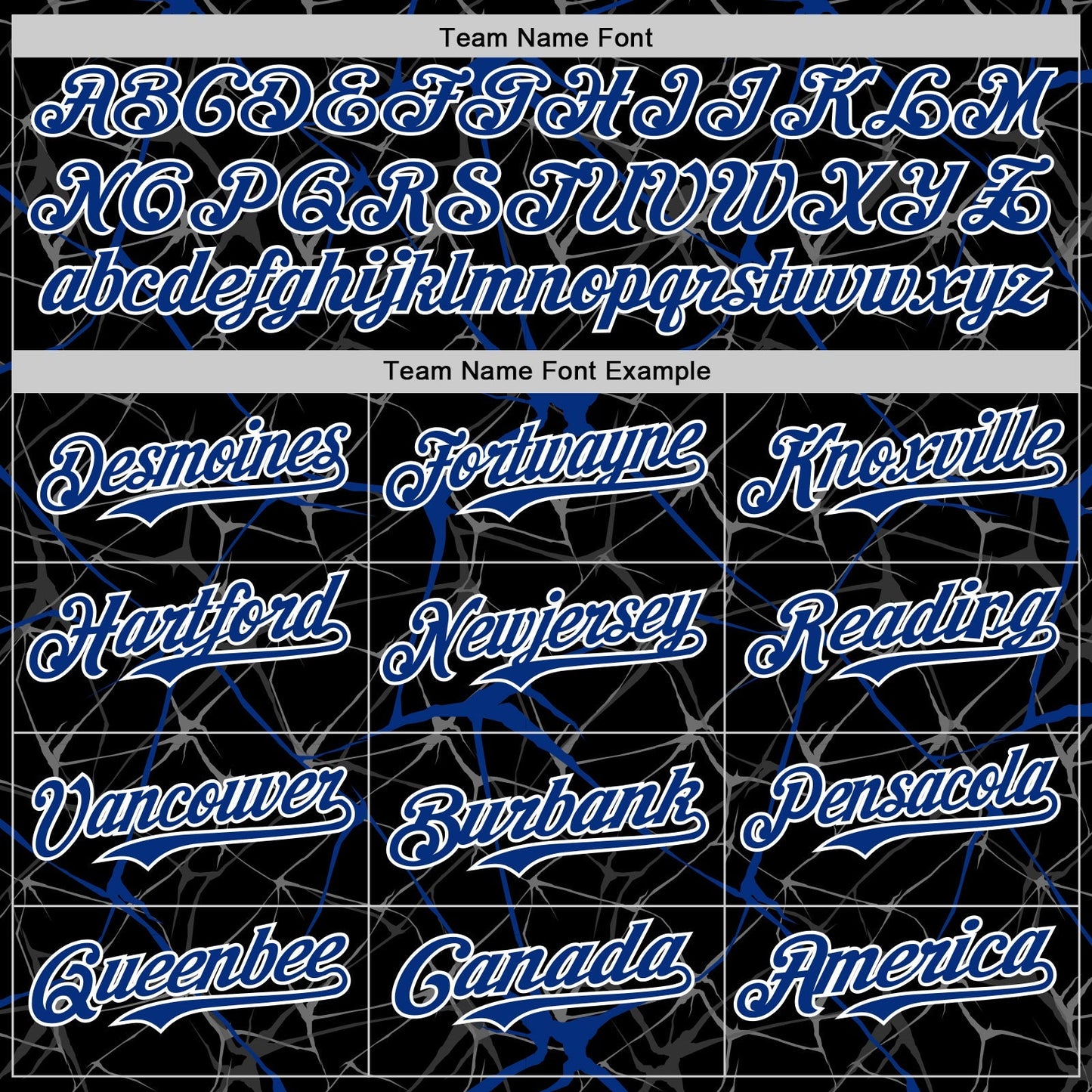 Custom Black Royal-White 3D Pattern Design Abstract Network Authentic Baseball Jersey baseball jersey product view 4