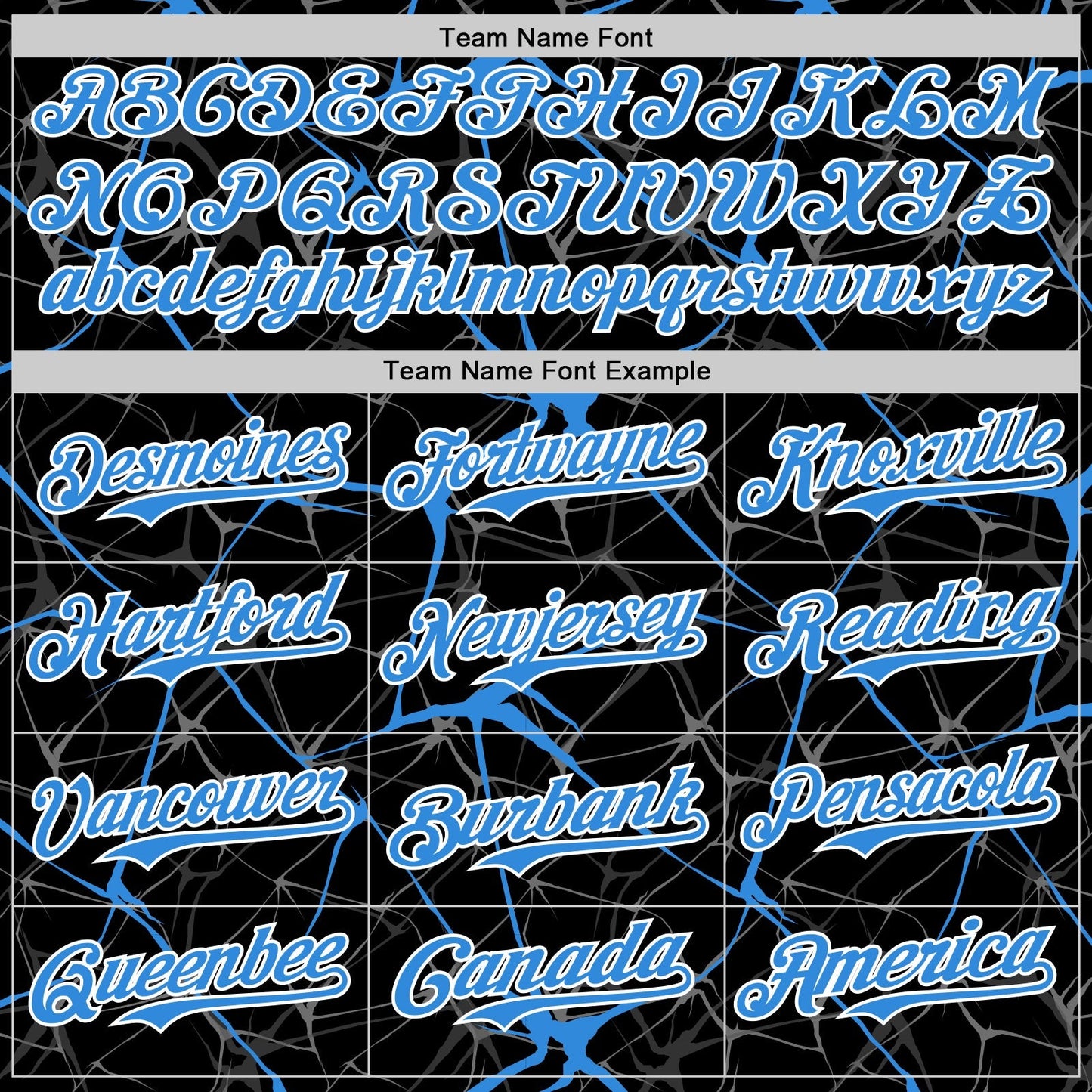 Custom Black Electric Blue-White 3D Pattern Design Abstract Network Authentic Baseball Jersey baseball jersey product view 4