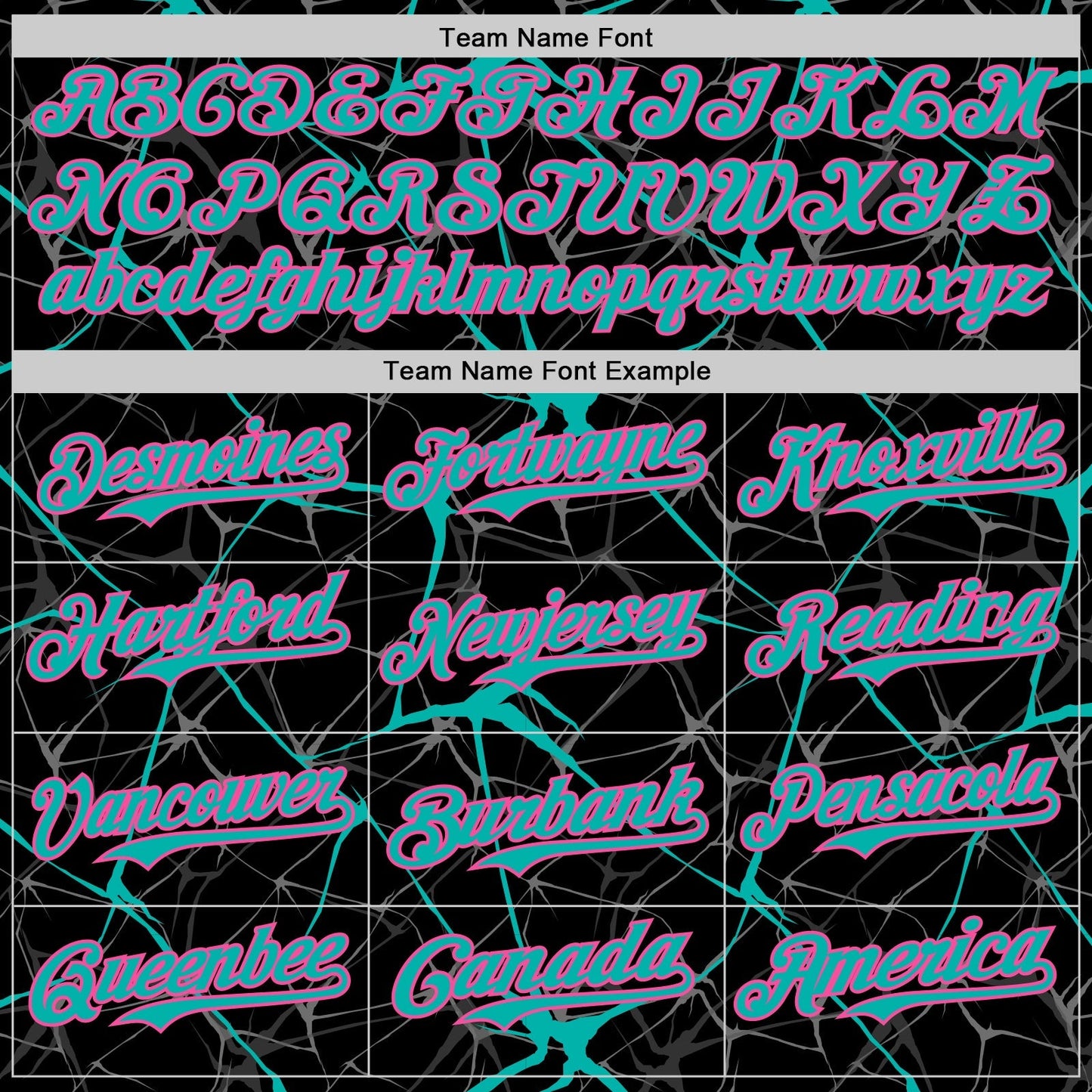 Custom Black Aqua-Pink 3D Pattern Design Abstract Network Authentic Baseball Jersey baseball jersey product view 4