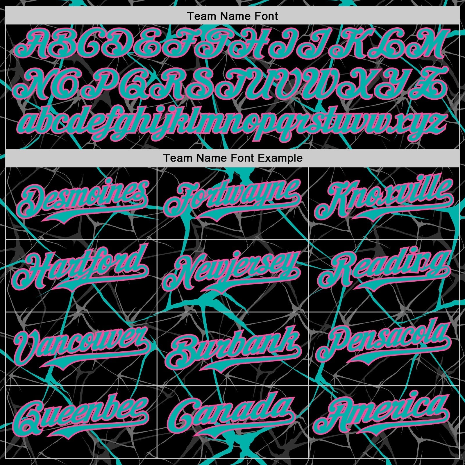 Custom Black Aqua-Pink 3D Pattern Design Abstract Network Authentic Baseball Jersey baseball jersey product view 4