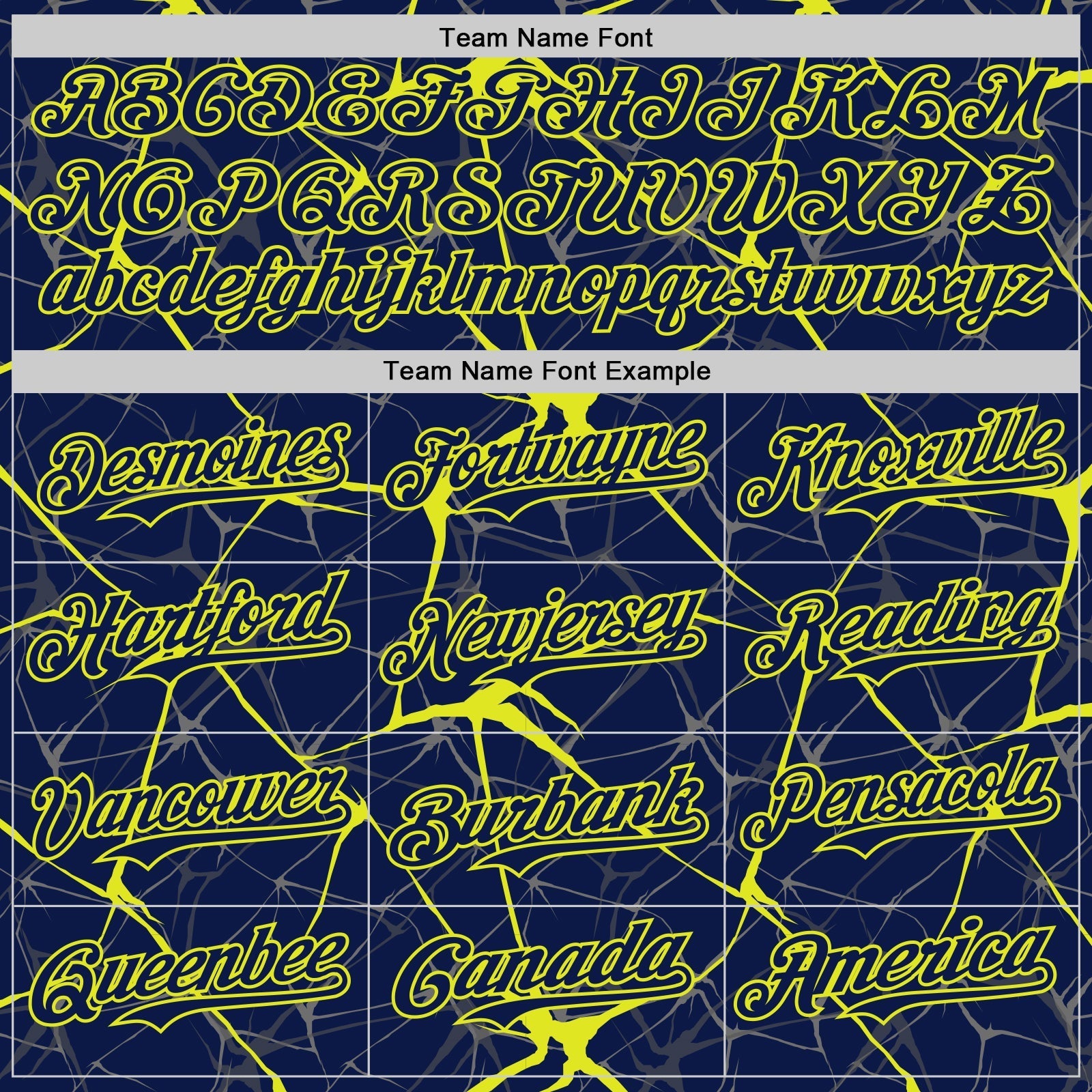 Custom Navy Neon Yellow 3D Pattern Design Abstract Network Authentic Baseball Jersey baseball jersey product view 4