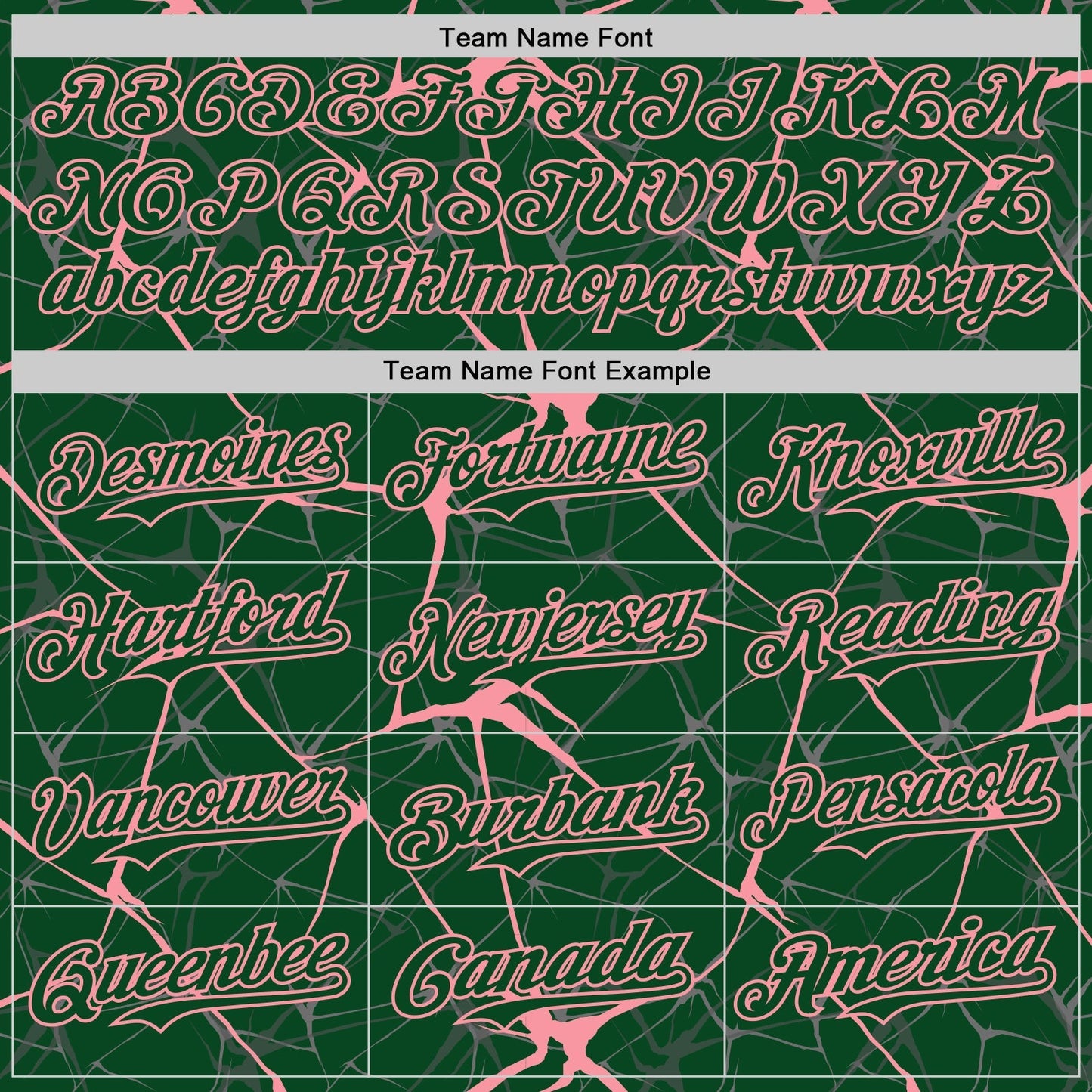 Custom Green Medium Pink 3D Pattern Design Abstract Network Authentic Baseball Jersey baseball jersey product view 4
