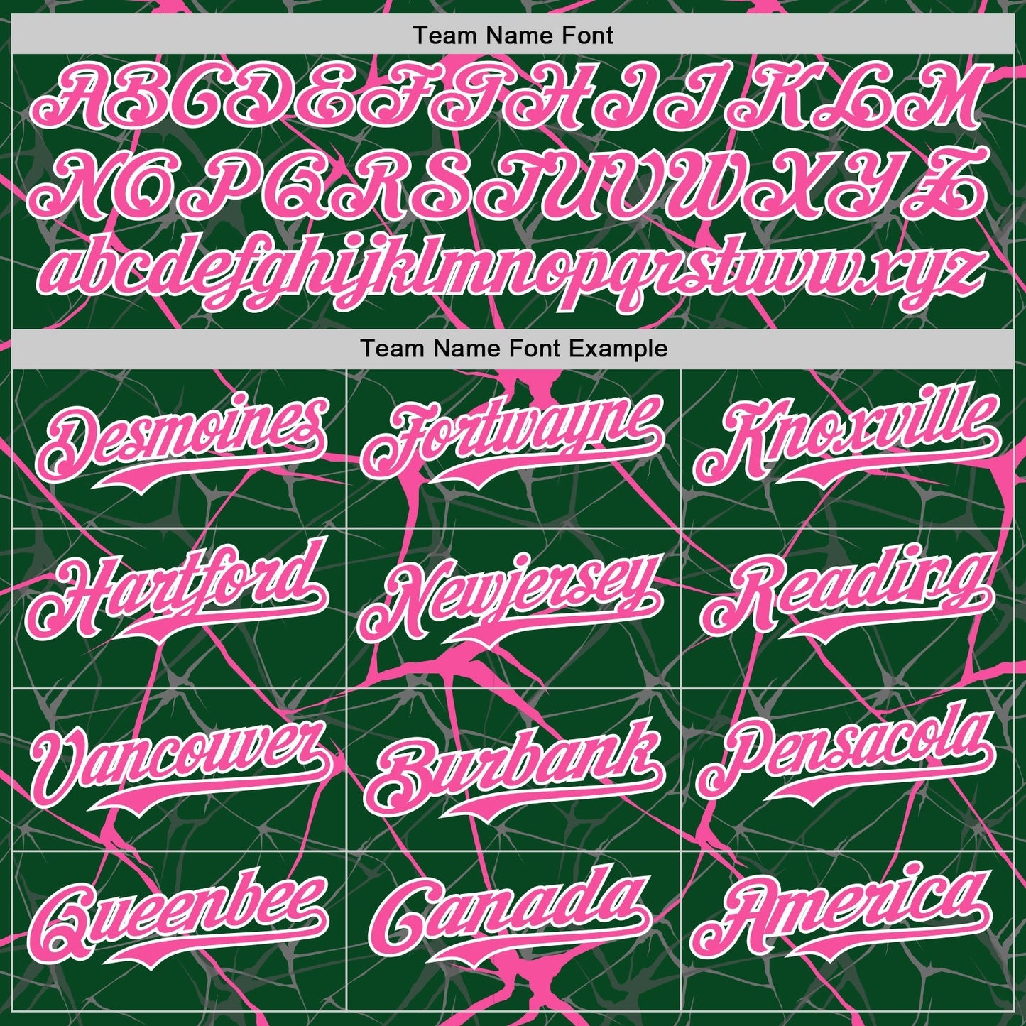 Custom Green Pink-White 3D Pattern Design Abstract Network Authentic Baseball Jersey baseball jersey product view 4