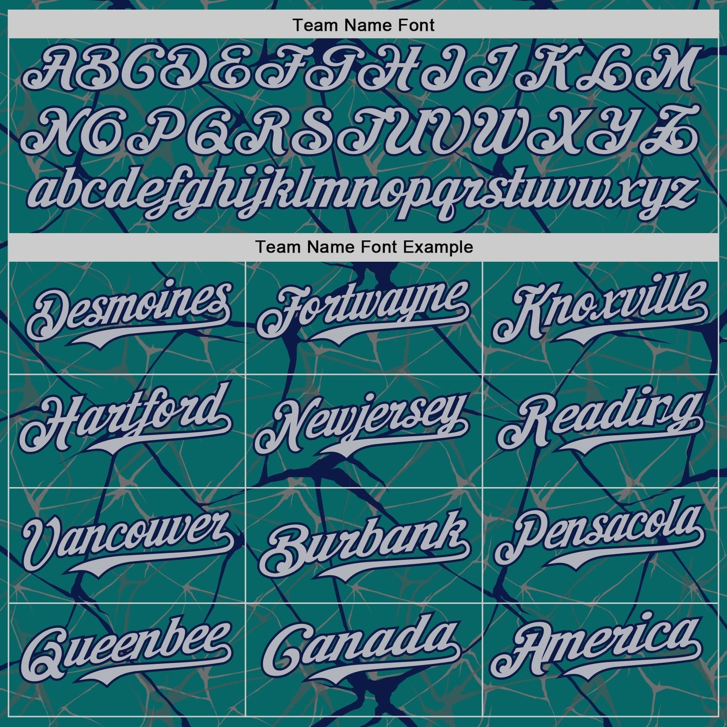 Custom Teal Gray-Navy 3D Pattern Design Abstract Network Authentic Baseball Jersey baseball jersey product view 4